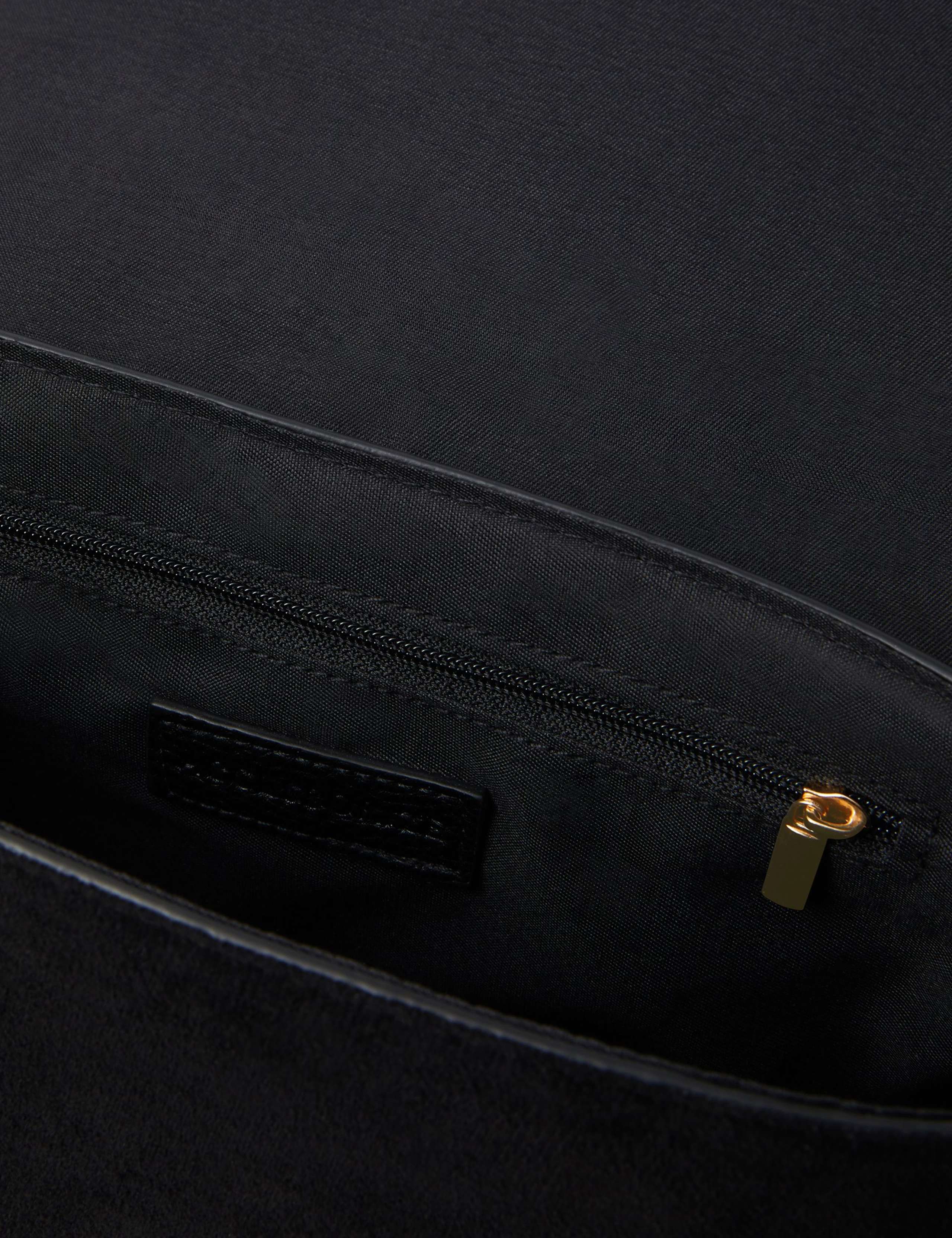 Faux Leather Heart Detail Cross-Body Bag 3 of 4