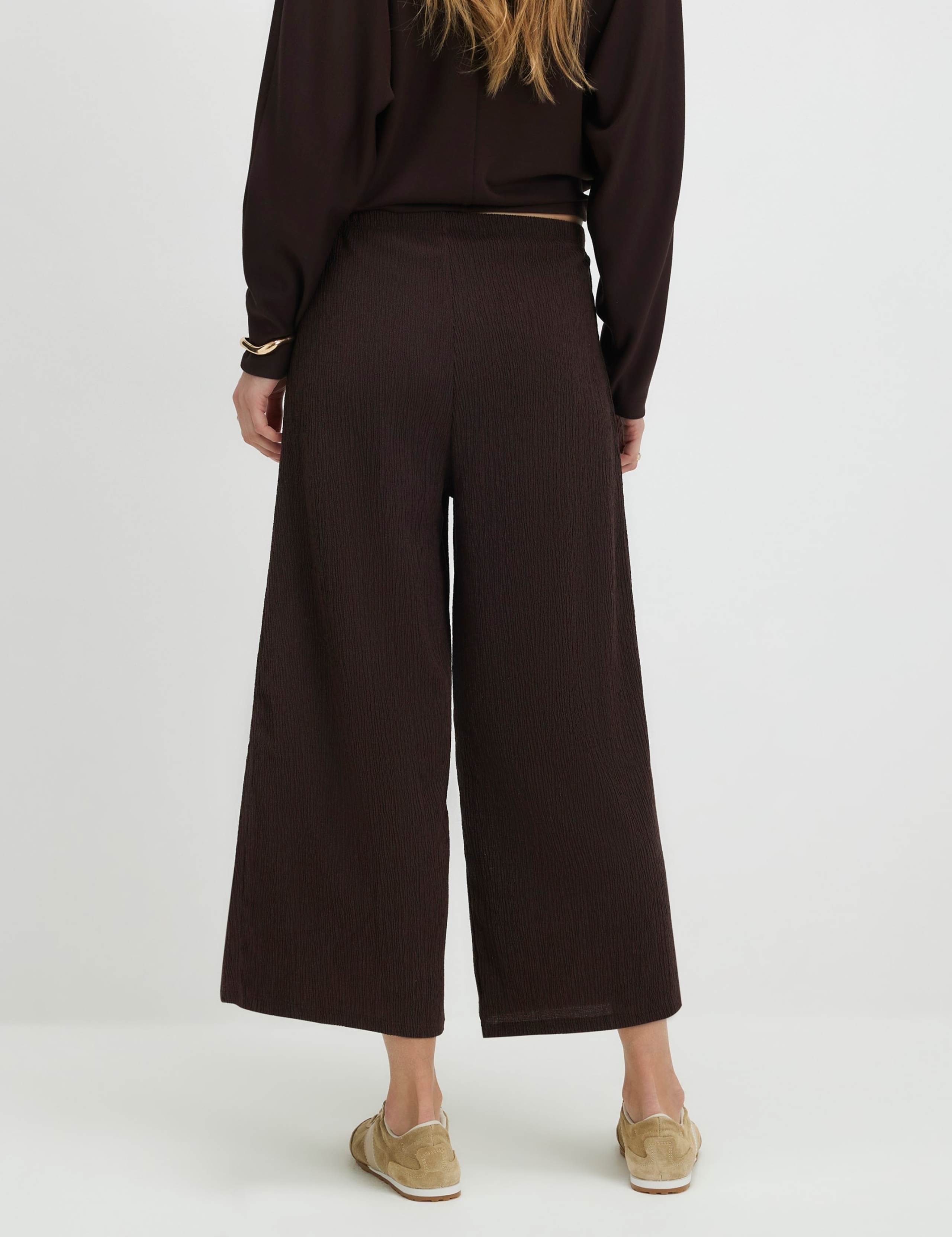 Pure Cotton Pull On Textured Culottes 2 of 4