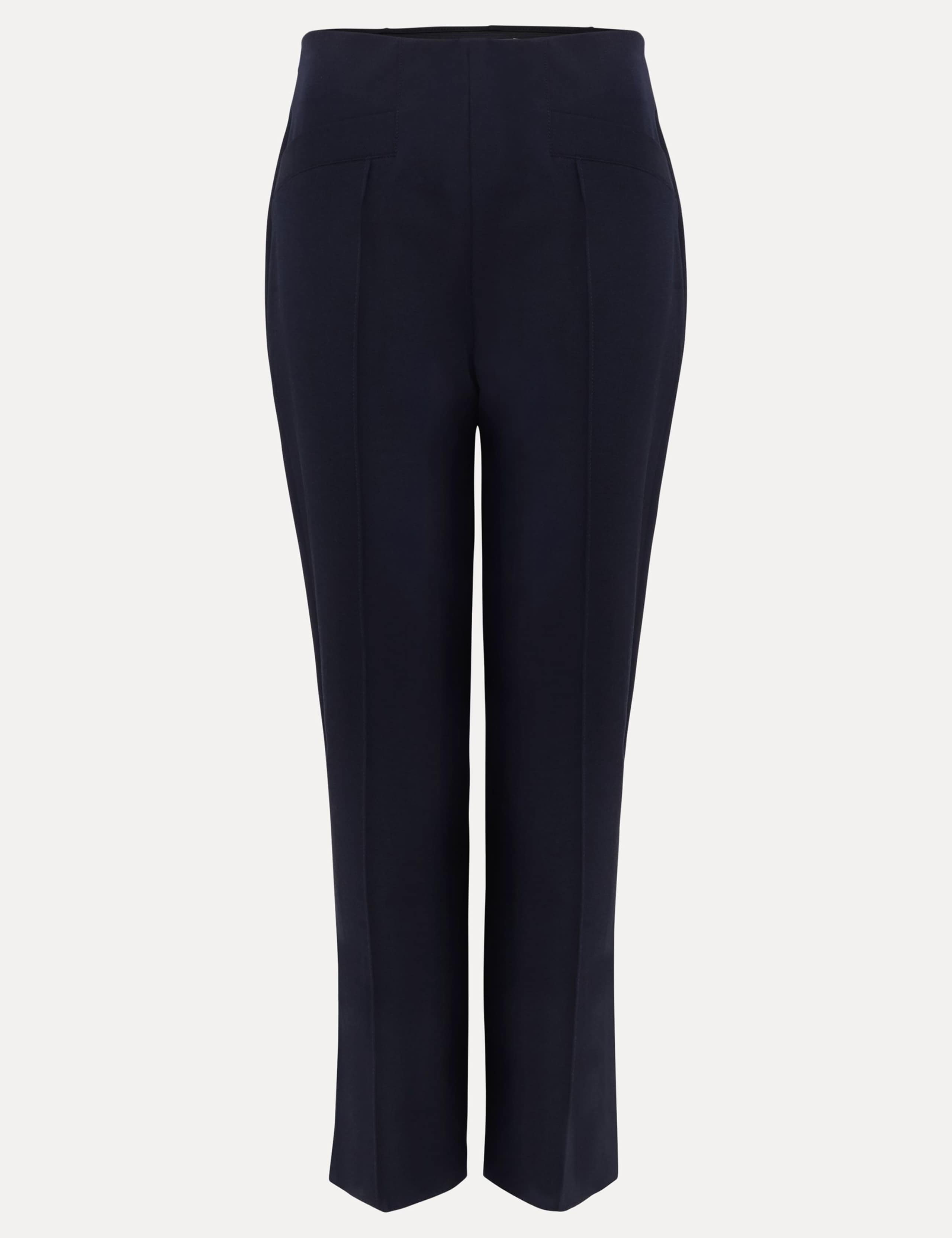 Cotton Blend Slim Fit Cropped Trousers 2 of 7