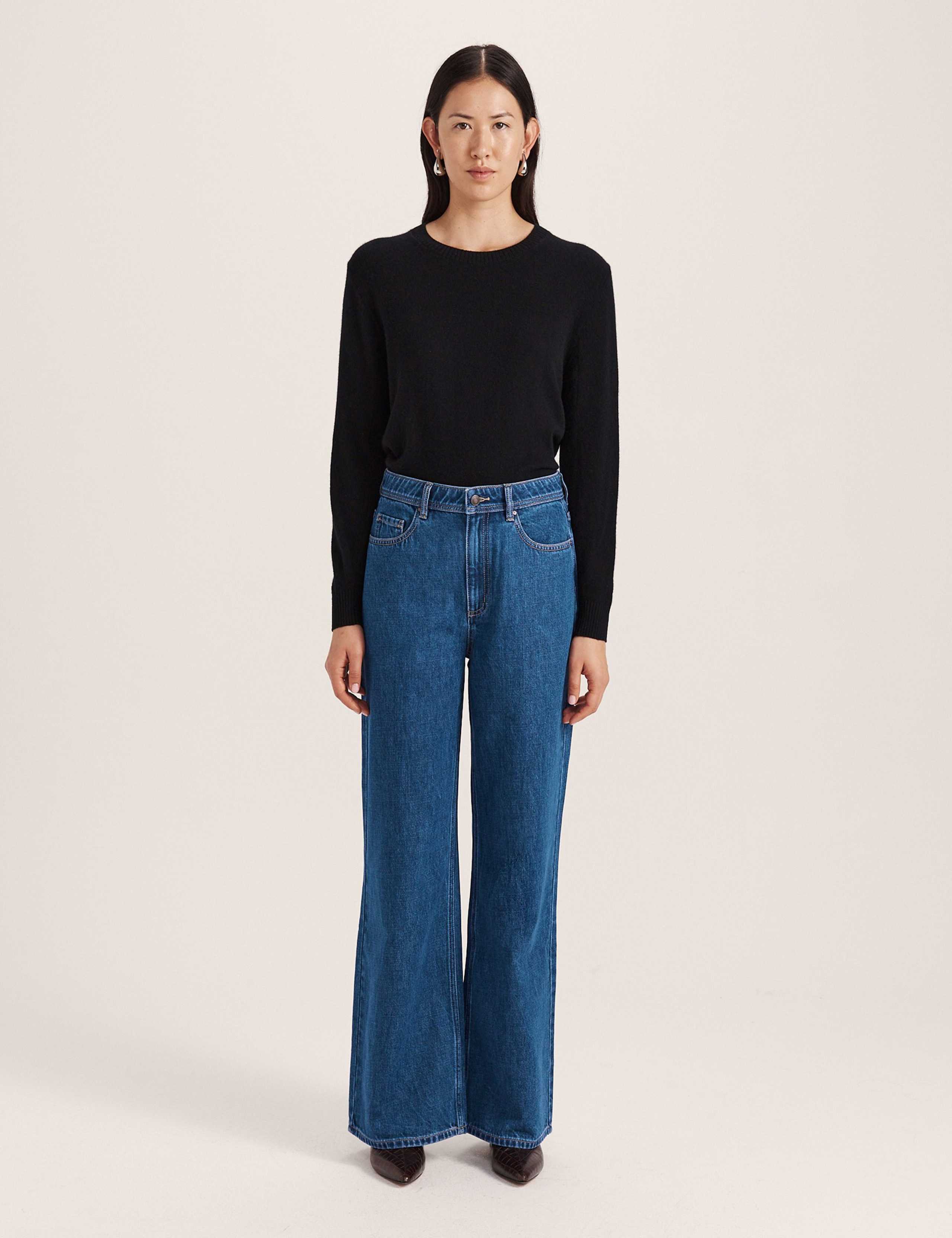 High Waisted Wide Leg Jeans 3 of 7