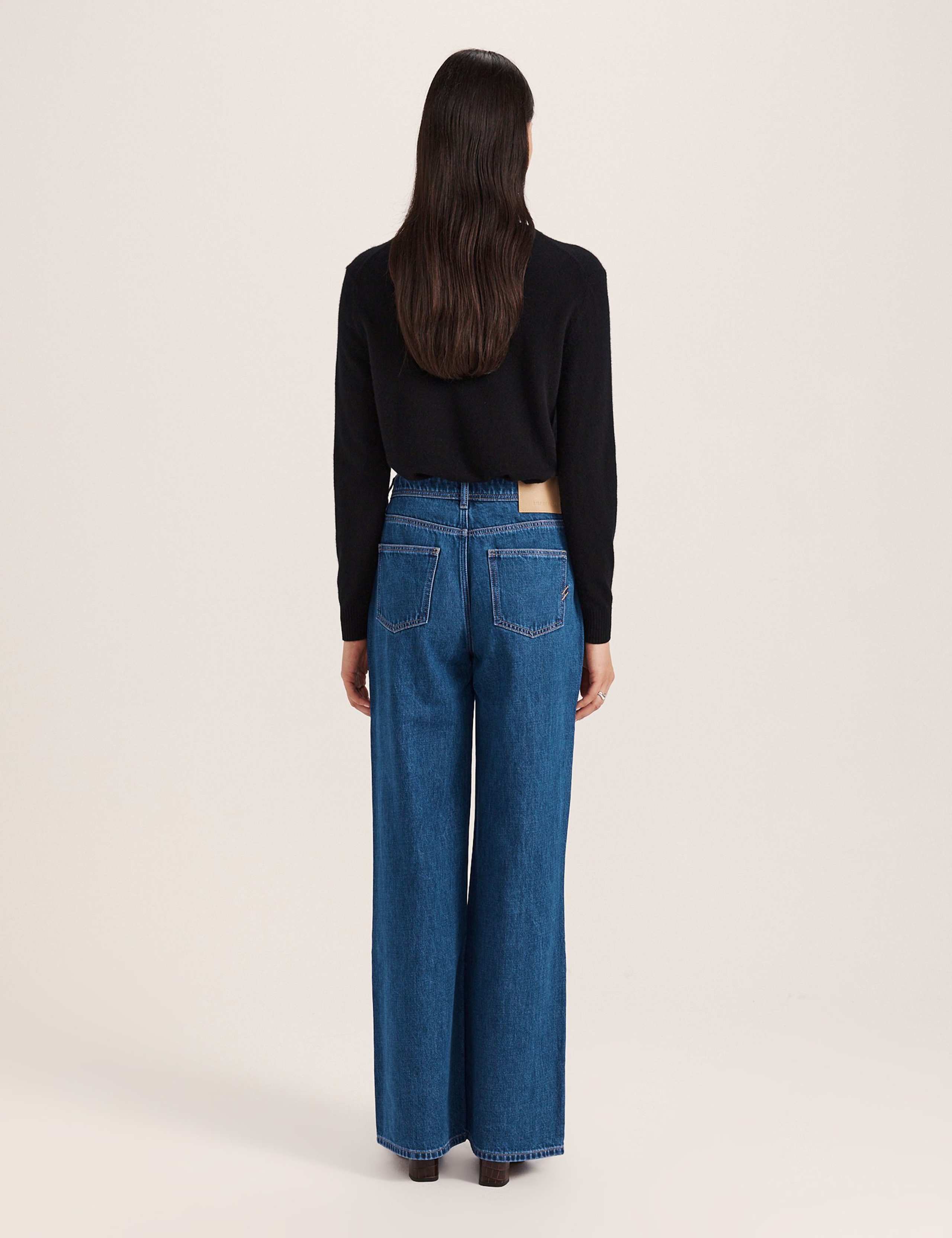 High Waisted Wide Leg Jeans 6 of 7