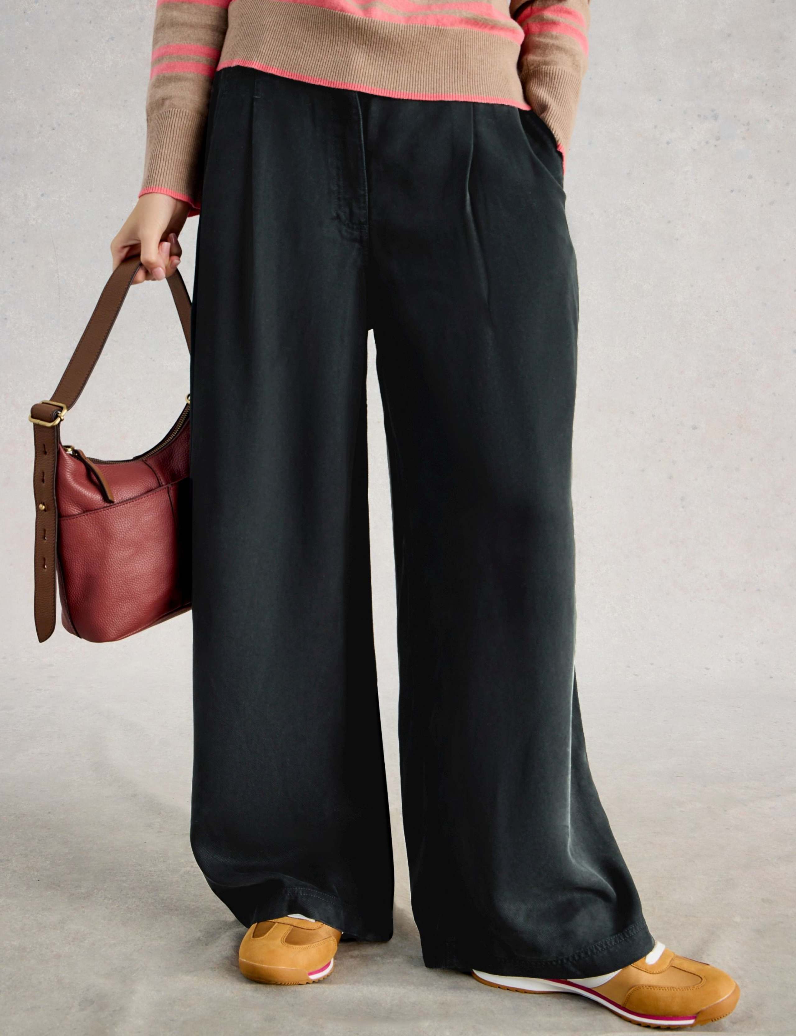 Pure Lyocell Wide Leg Trousers 6 of 6