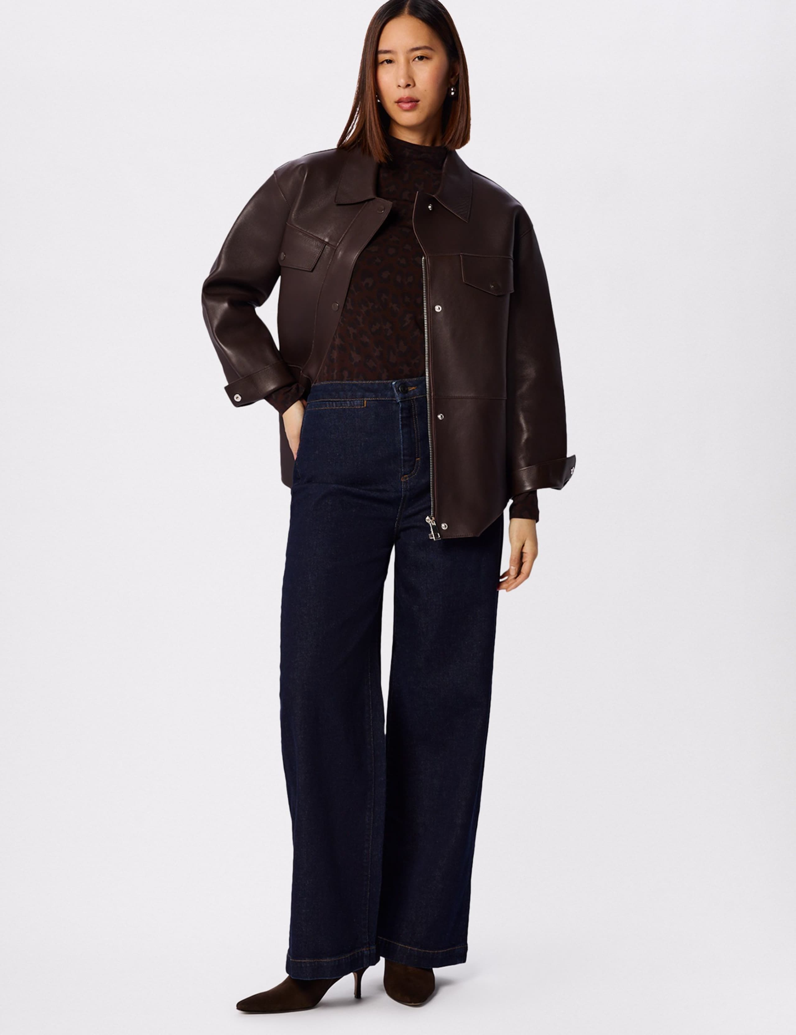 Cotton Rich Leopard Print Top 5 of 6