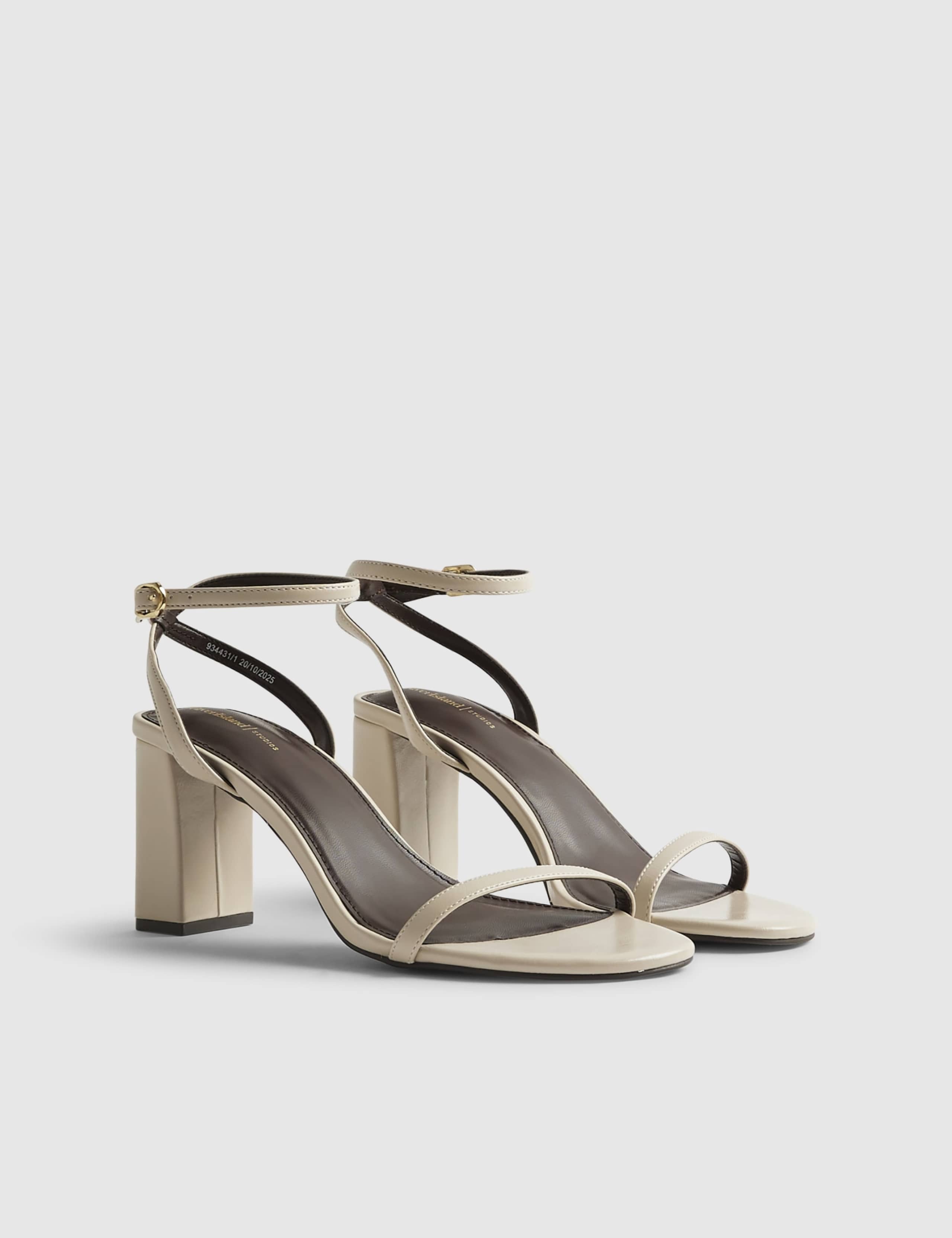 Wide Fit Ankle Strap Block Heel Sandals 2 of 4