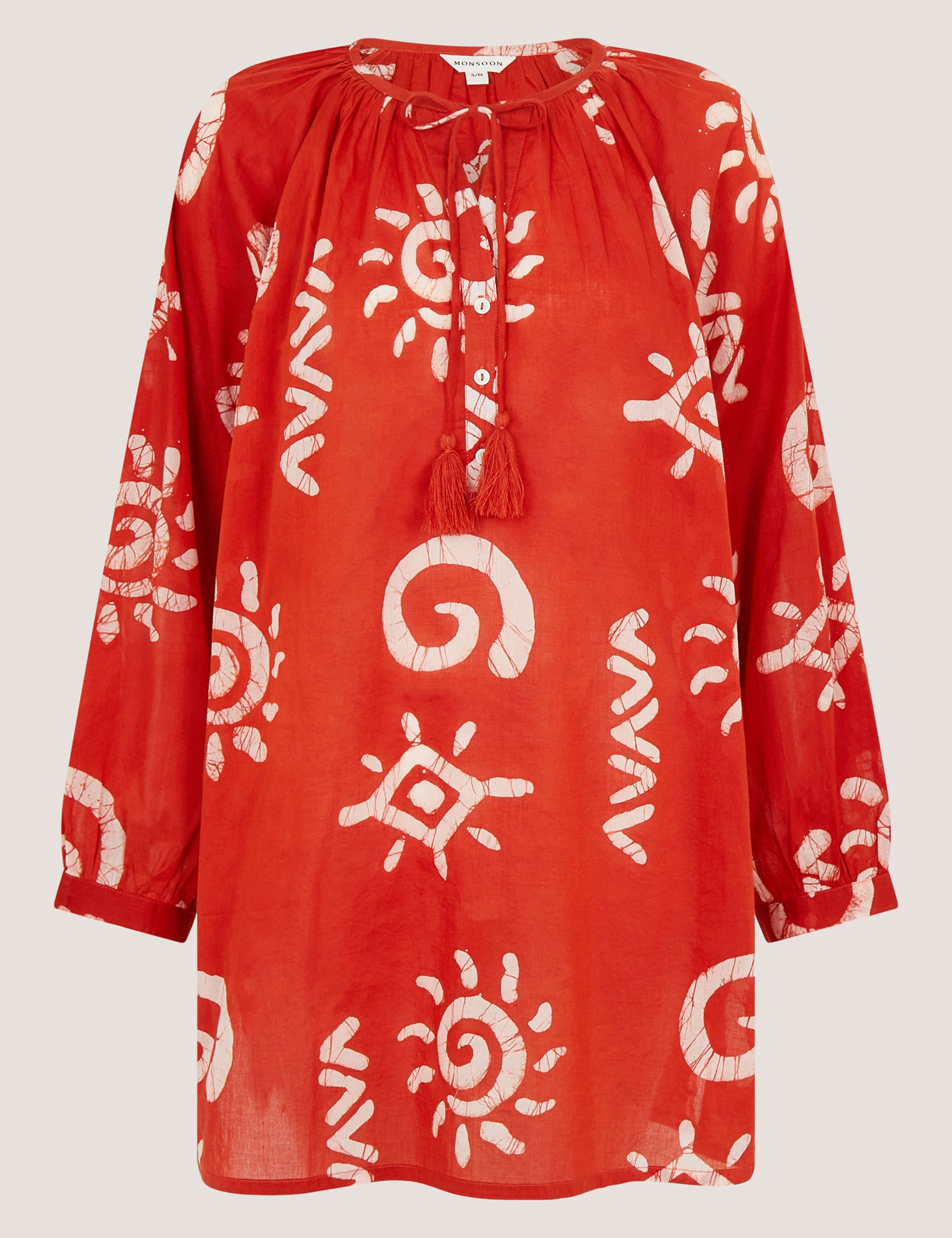 Pure Cotton Beach Cover Up Kaftan 2 of 6