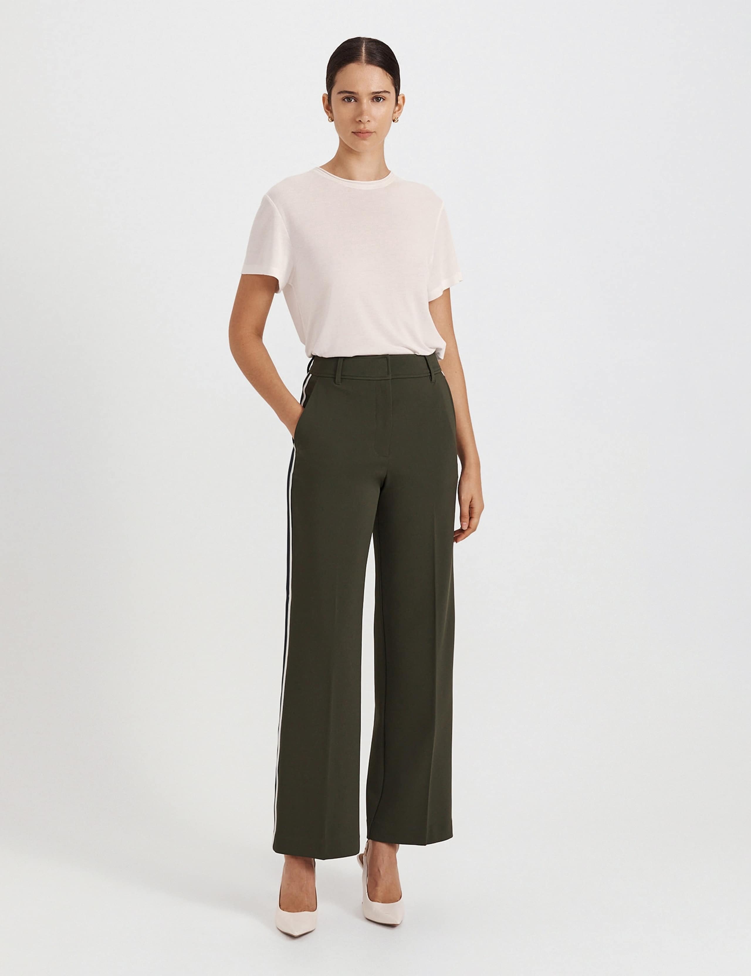 Striped Wide Leg Trousers 3 of 6