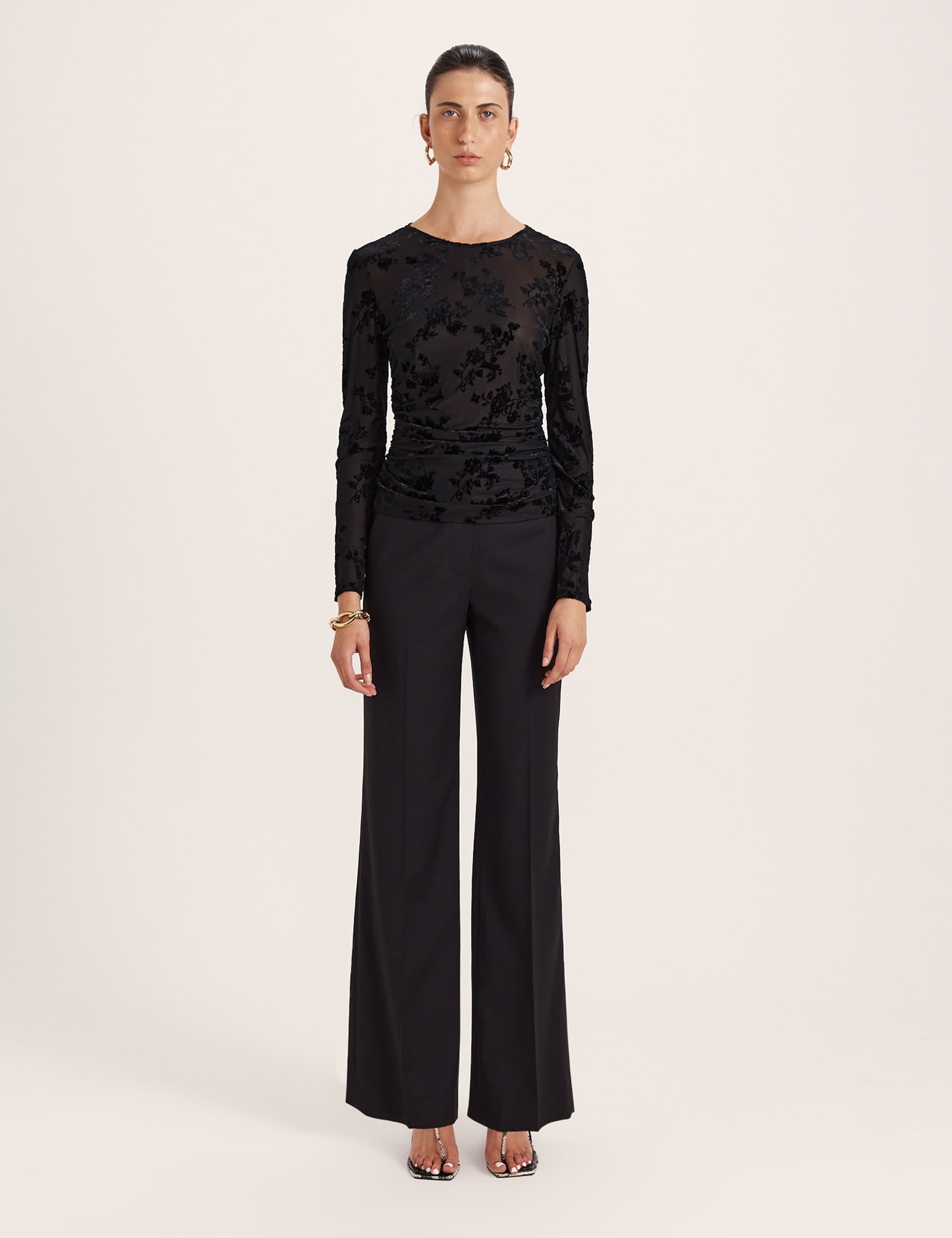 Floral Round Neck Blouse 3 of 6