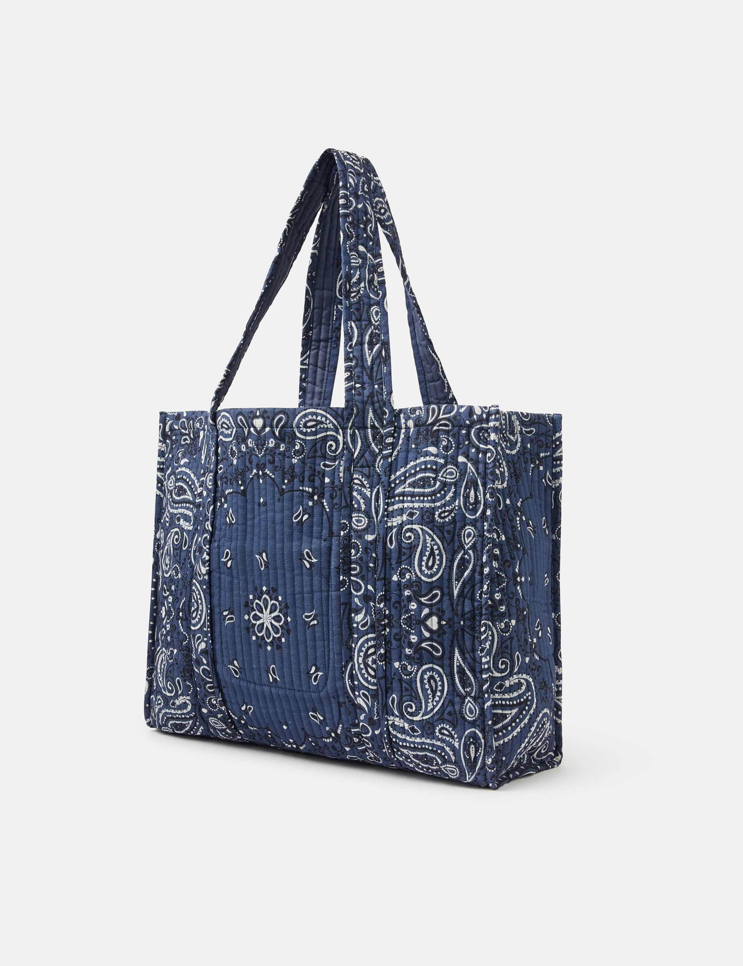 Quilted Bandana Print Shopper Bag 2 of 4