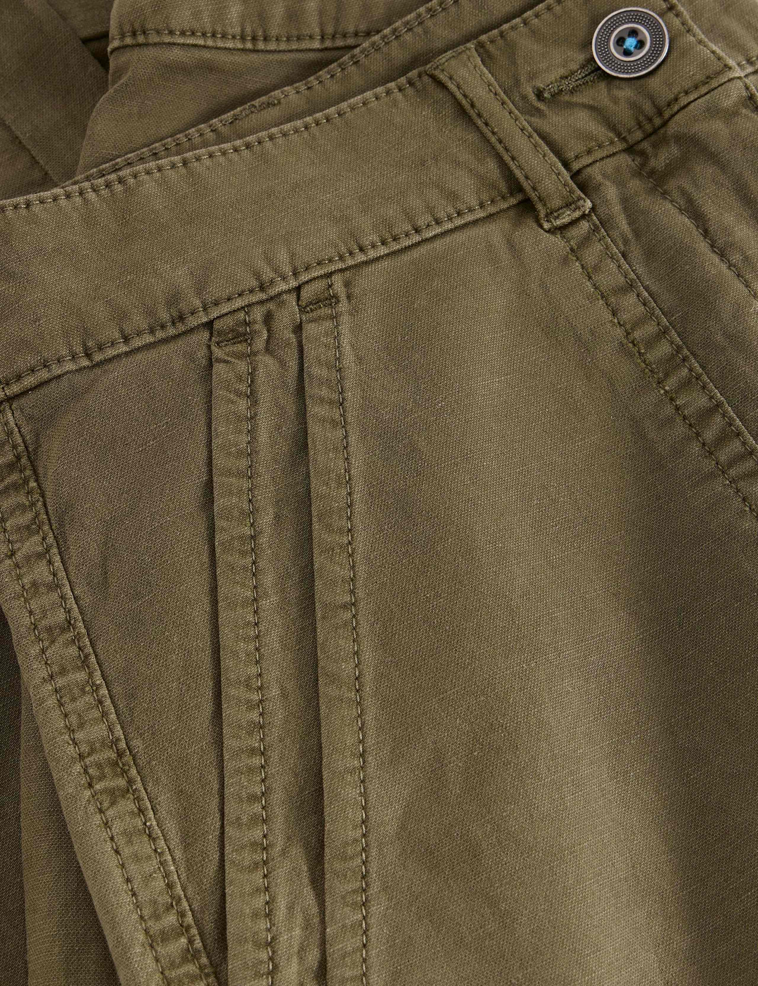 Tapered Ankle Grazer Chinos with Linen 6 of 6