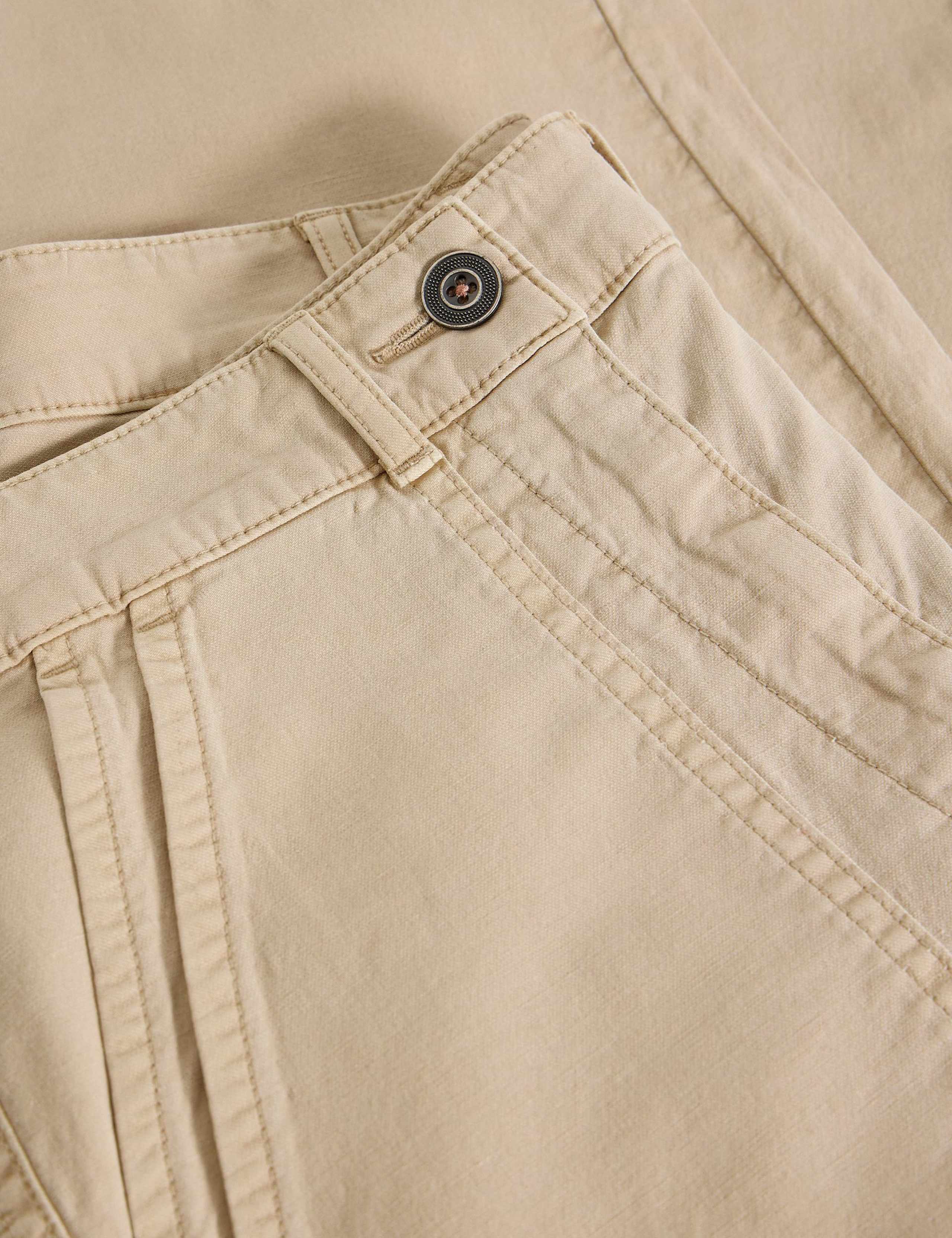 Tapered Ankle Grazer Chinos with Linen 5 of 6
