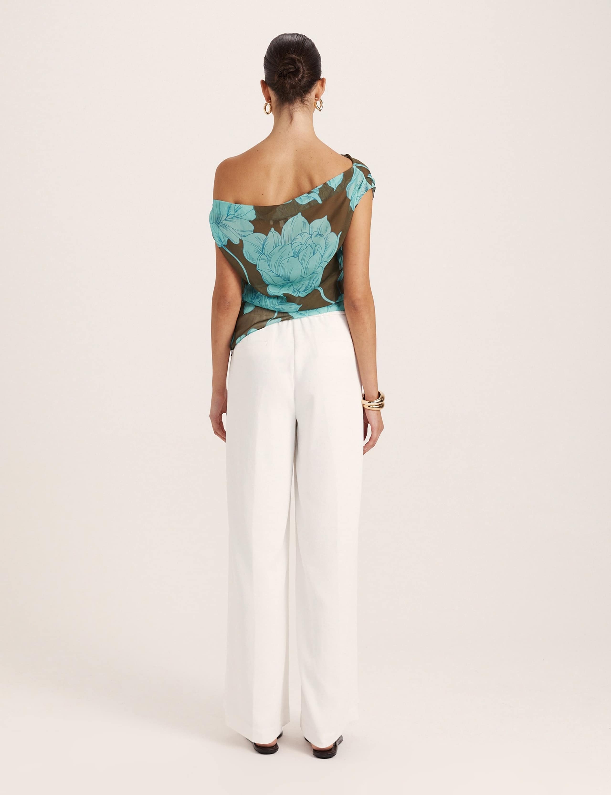 Wide Leg Lined Trousers 4 of 6