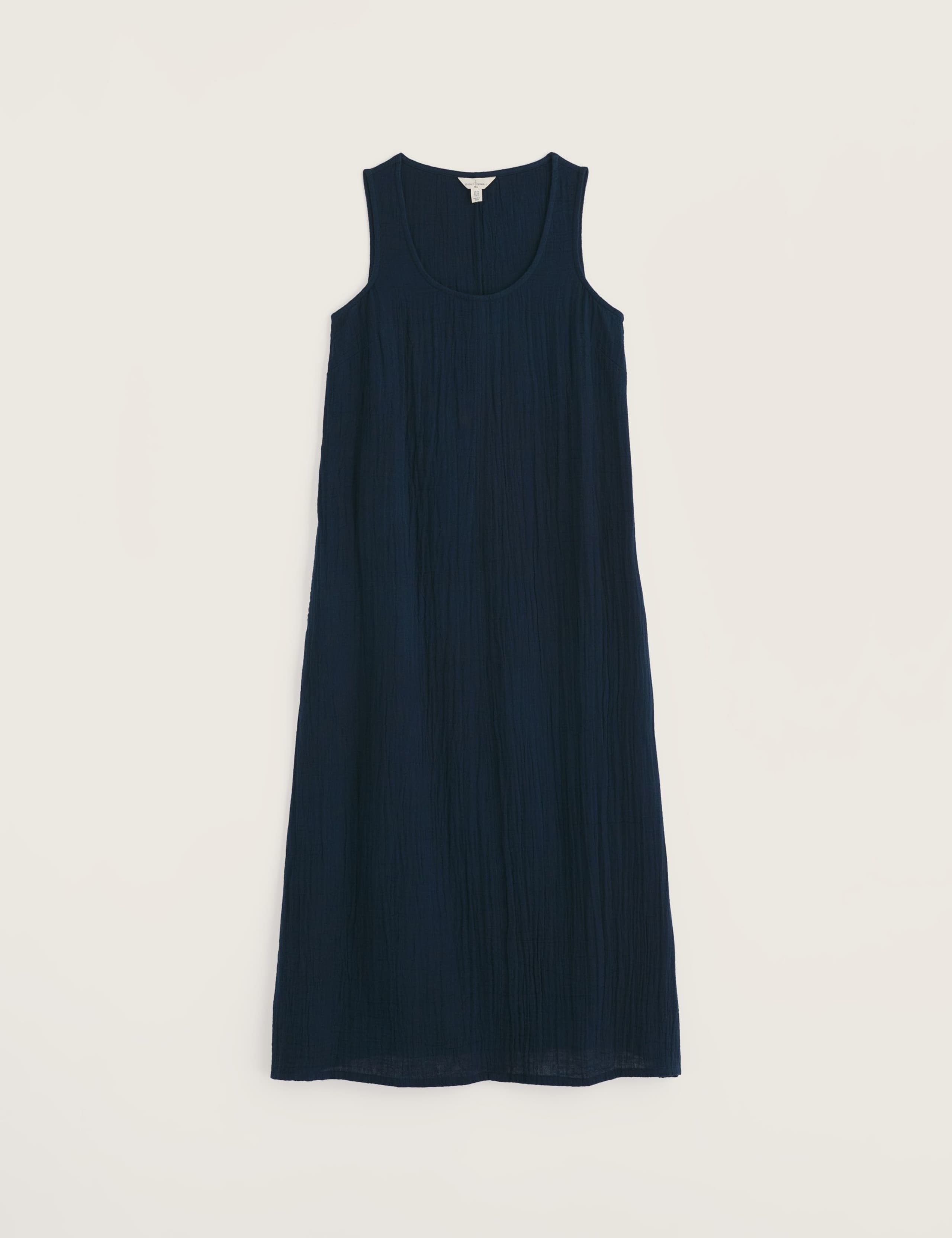 Pure Cotton Midi Shift Dress 2 of 5