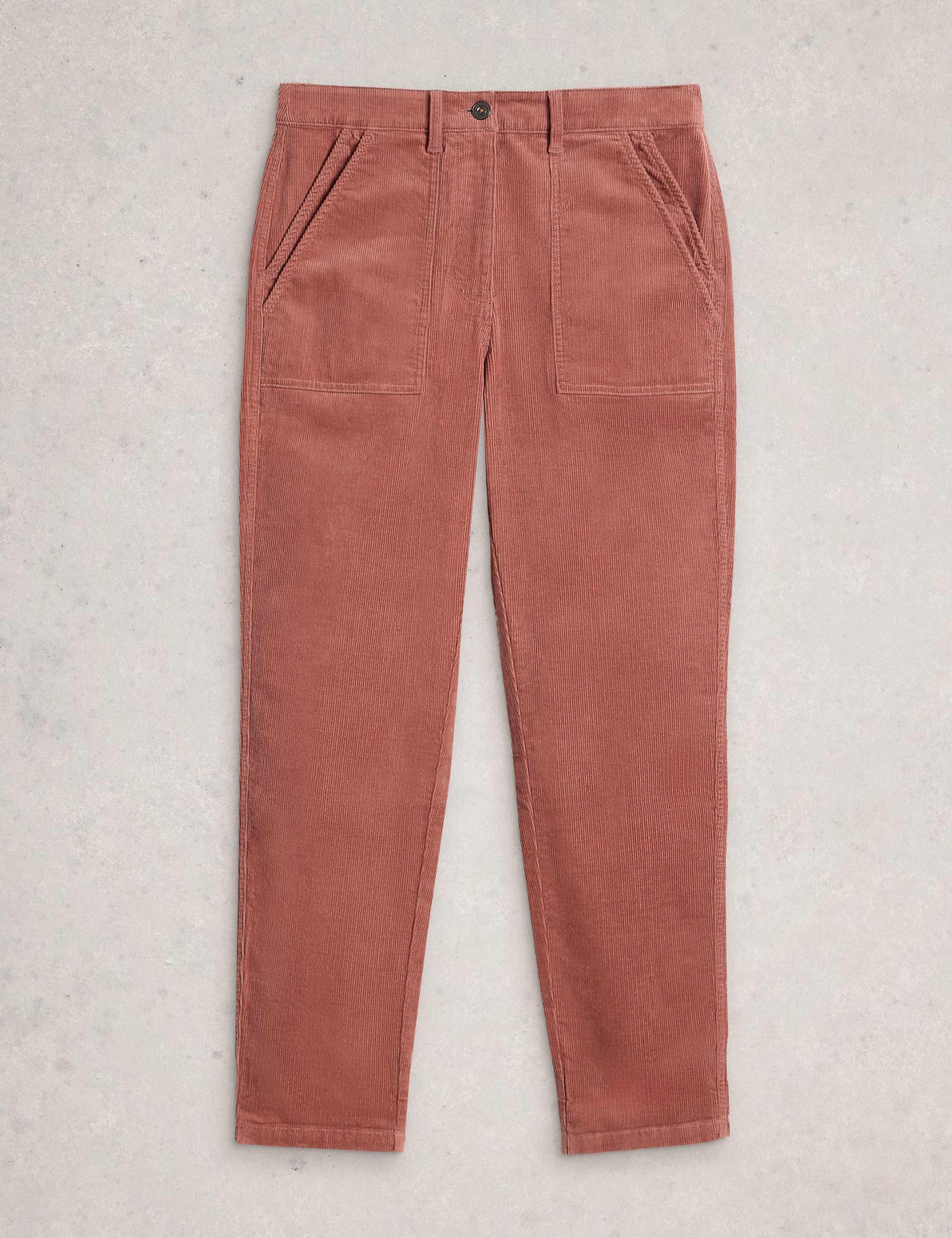 Cord Tapered Ankle Grazer Trousers 2 of 6