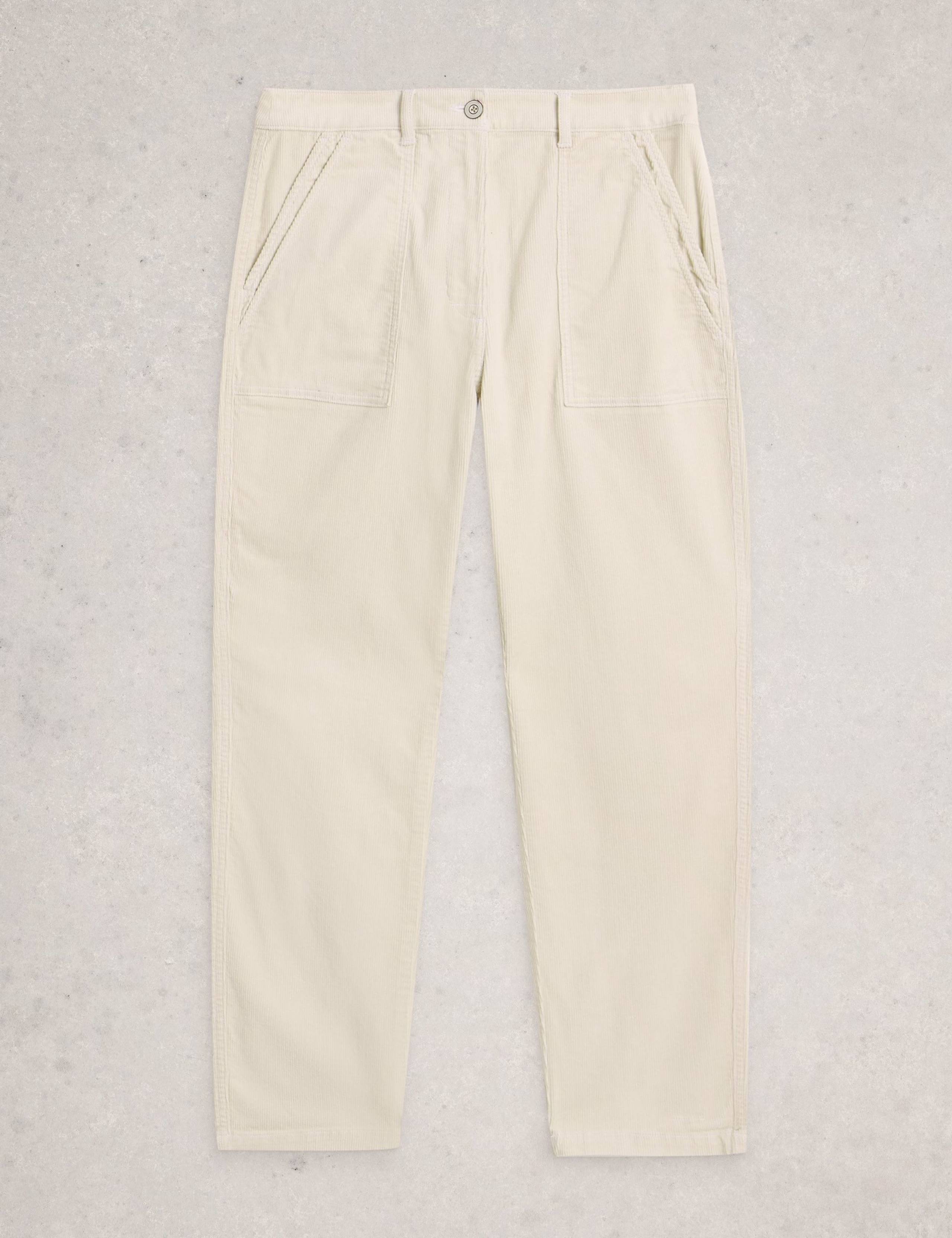 Cord Tapered Ankle Grazer Trousers 2 of 6