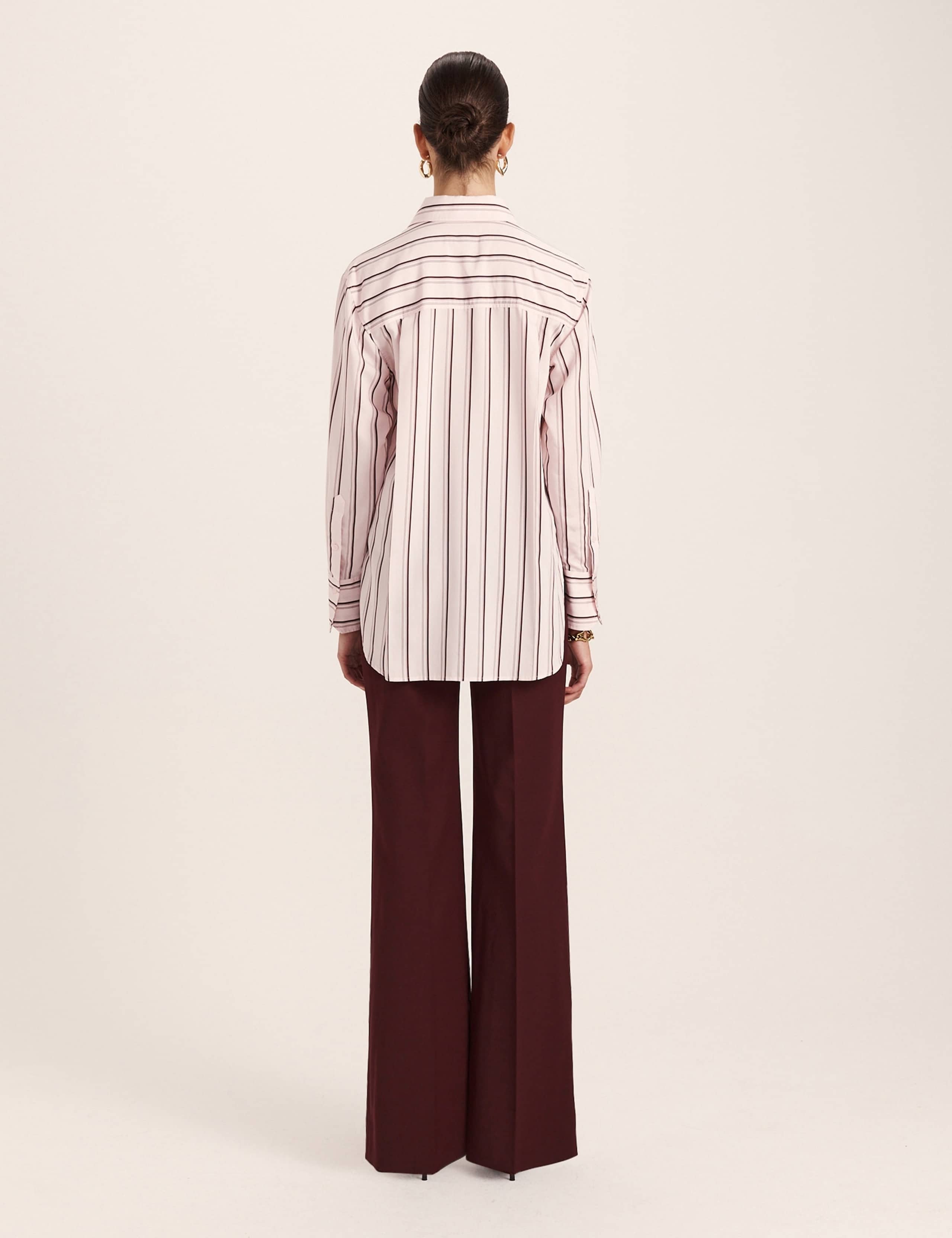 Striped Collared Long Sleeve Shirt 5 of 5