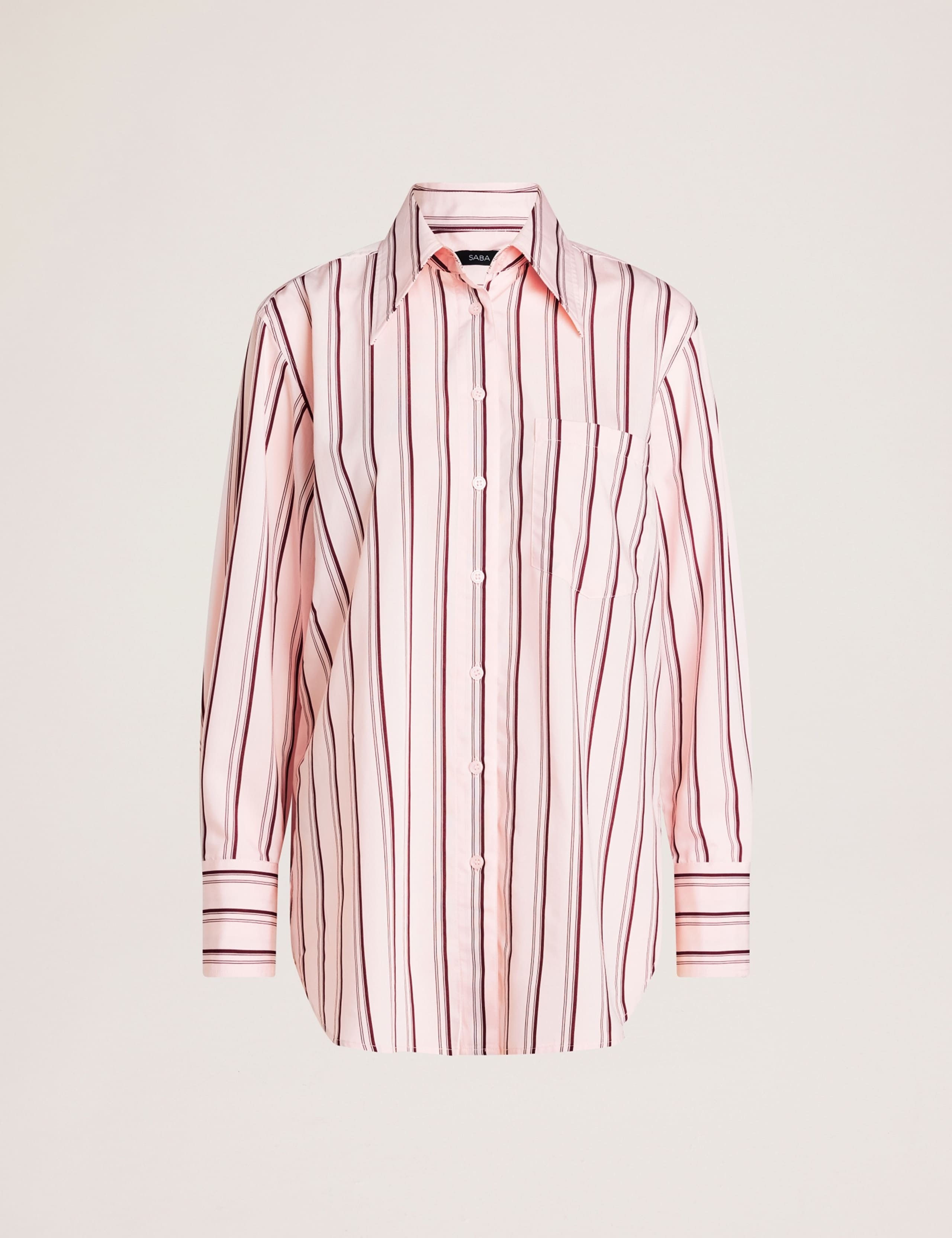 Striped Collared Long Sleeve Shirt 2 of 5