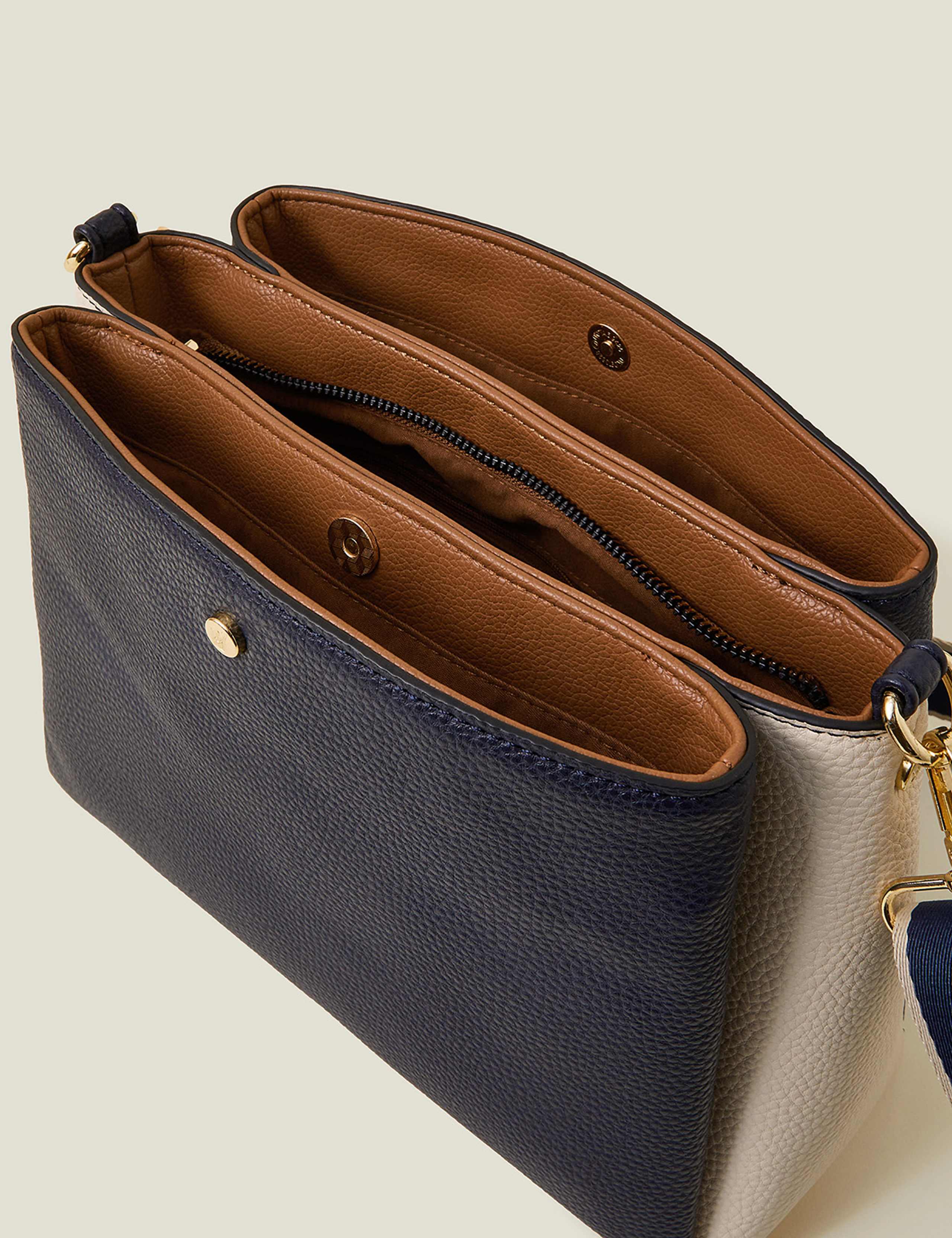 Faux Leather Cross Body Bag 4 of 5