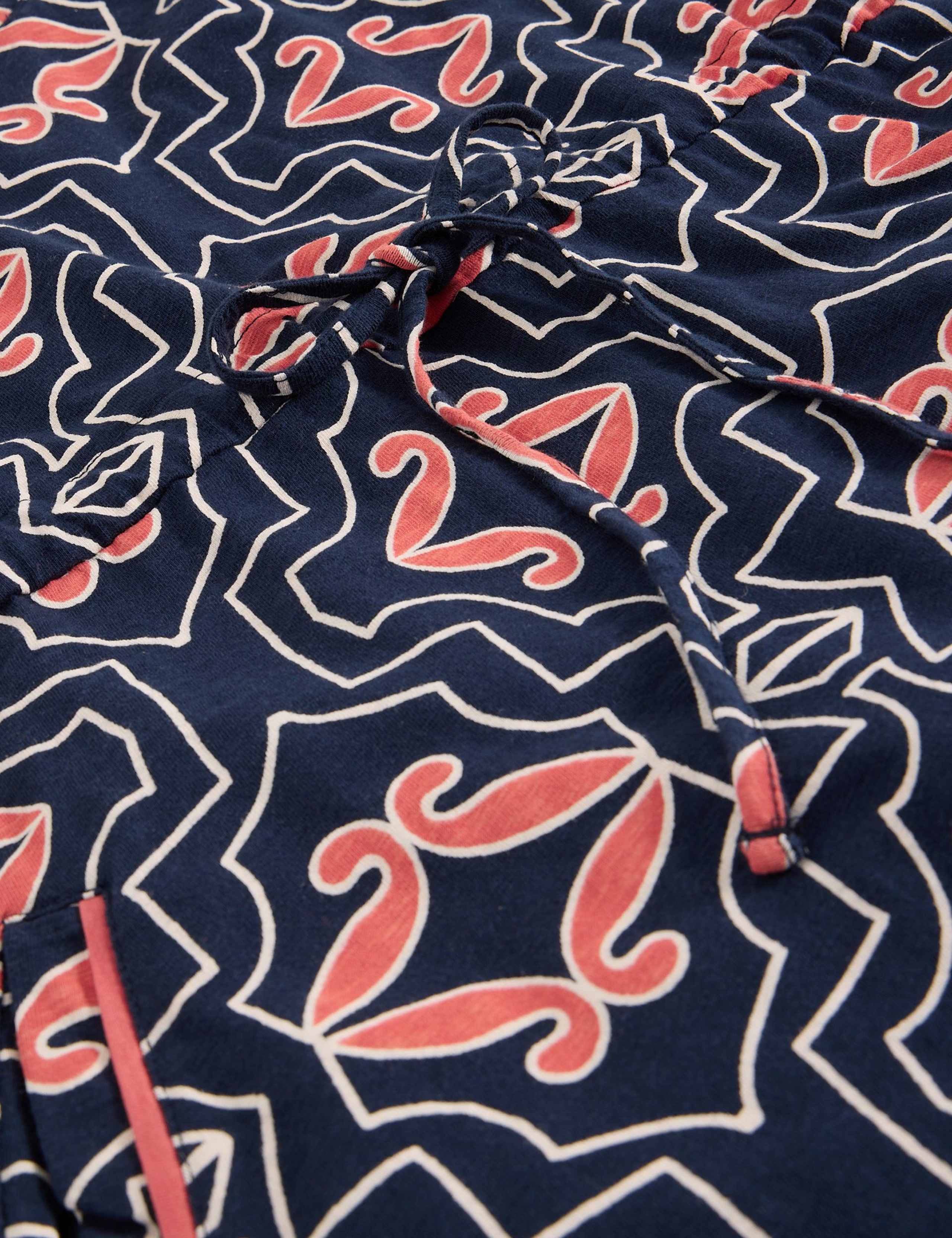 Jersey Printed V-Neck Midi Tea Dress 3 of 6