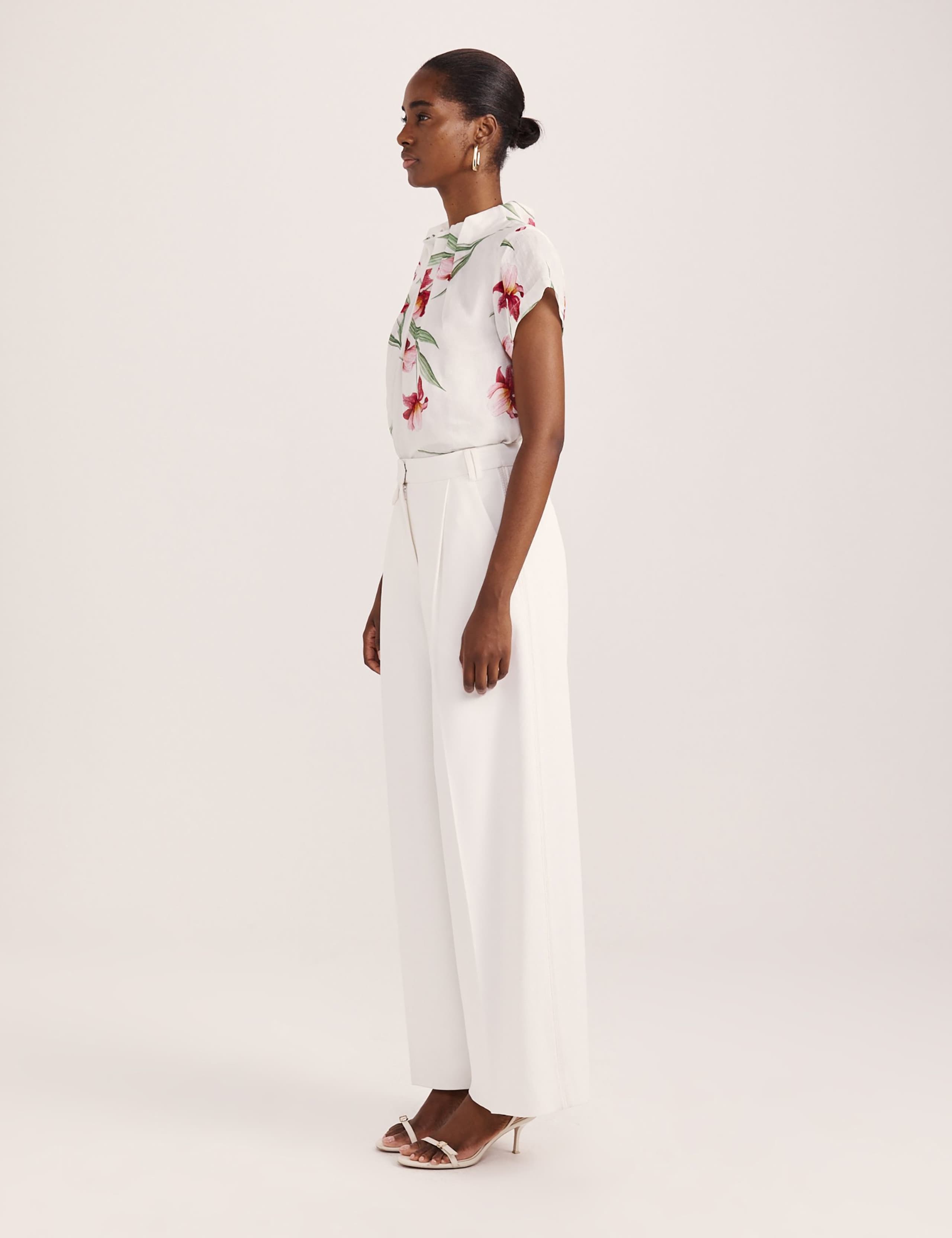 Pleat Front Tailored Trousers 6 of 8