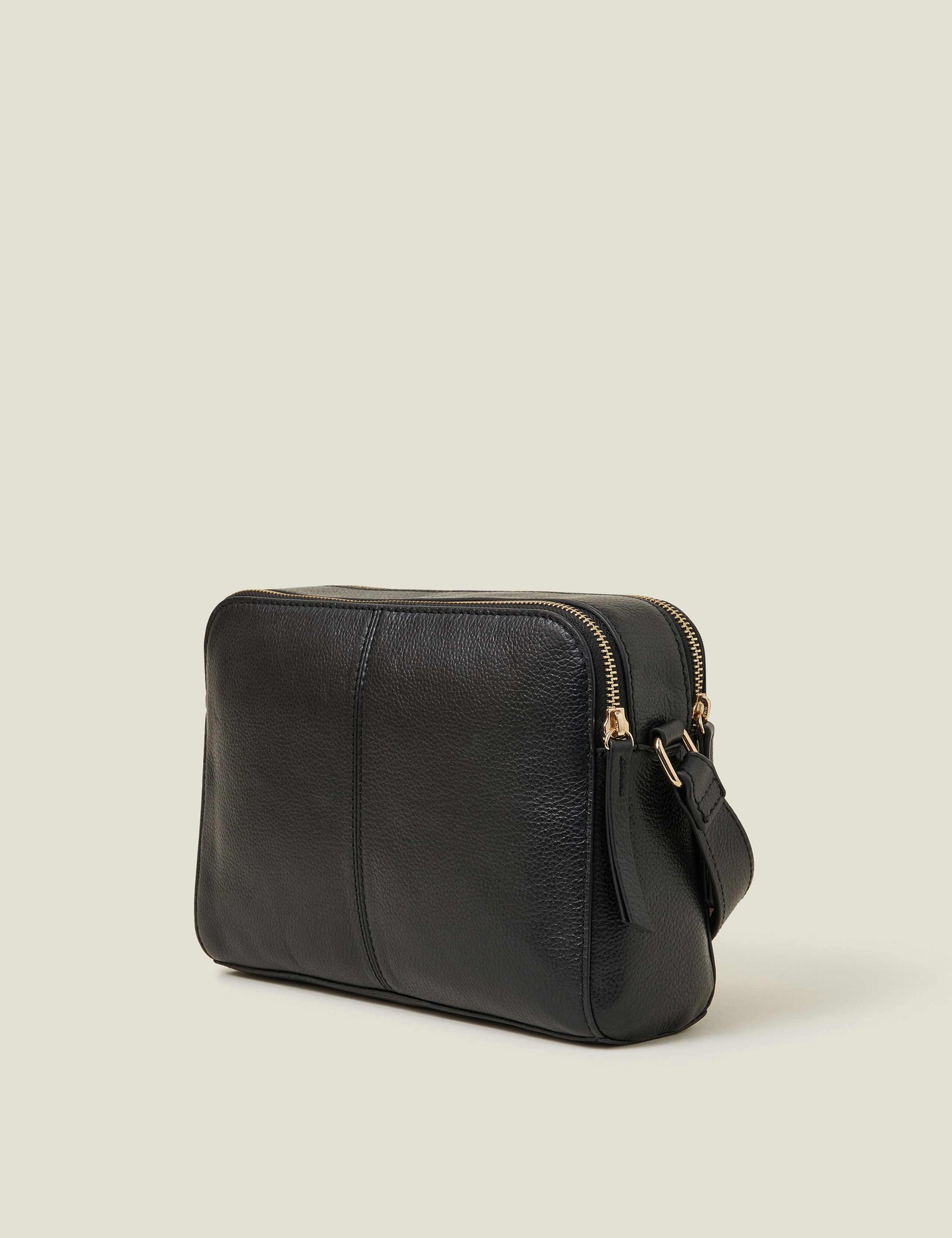 Leather Double Zip Cross Body Bag 2 of 4