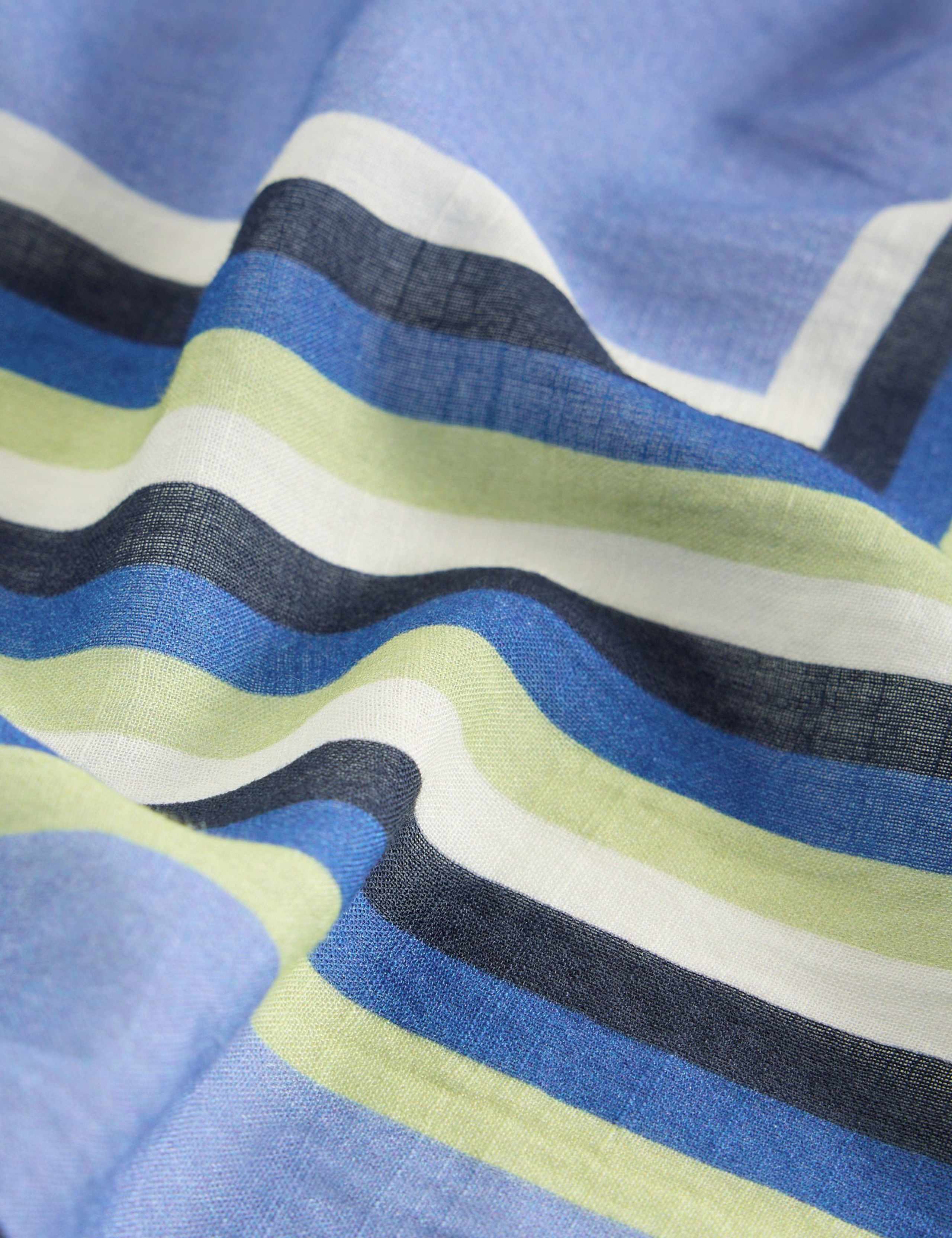 Cotton Blend Printed Square Scarf 3 of 3