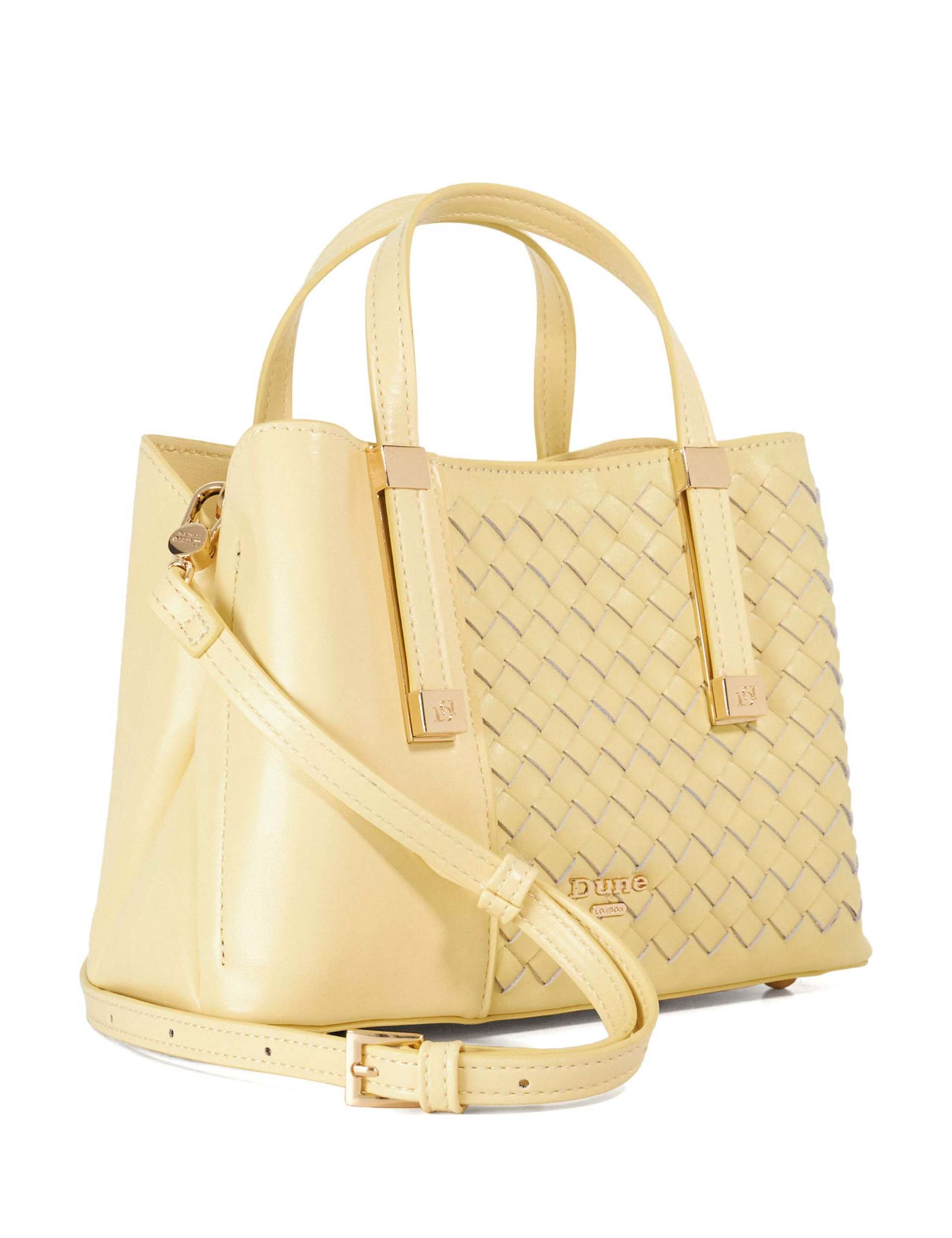 Woven Top Handle Tote Bag 2 of 5