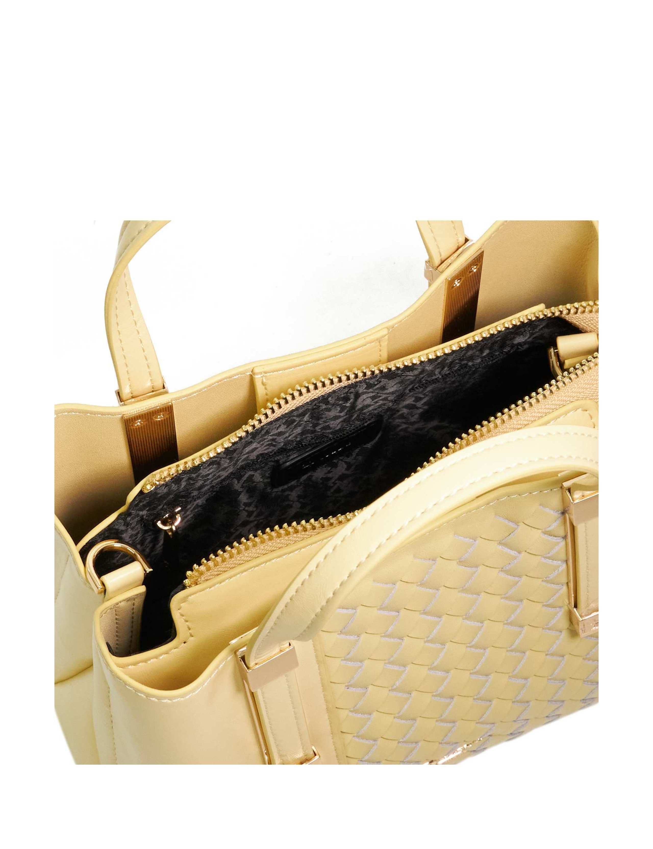 Woven Top Handle Tote Bag 4 of 5