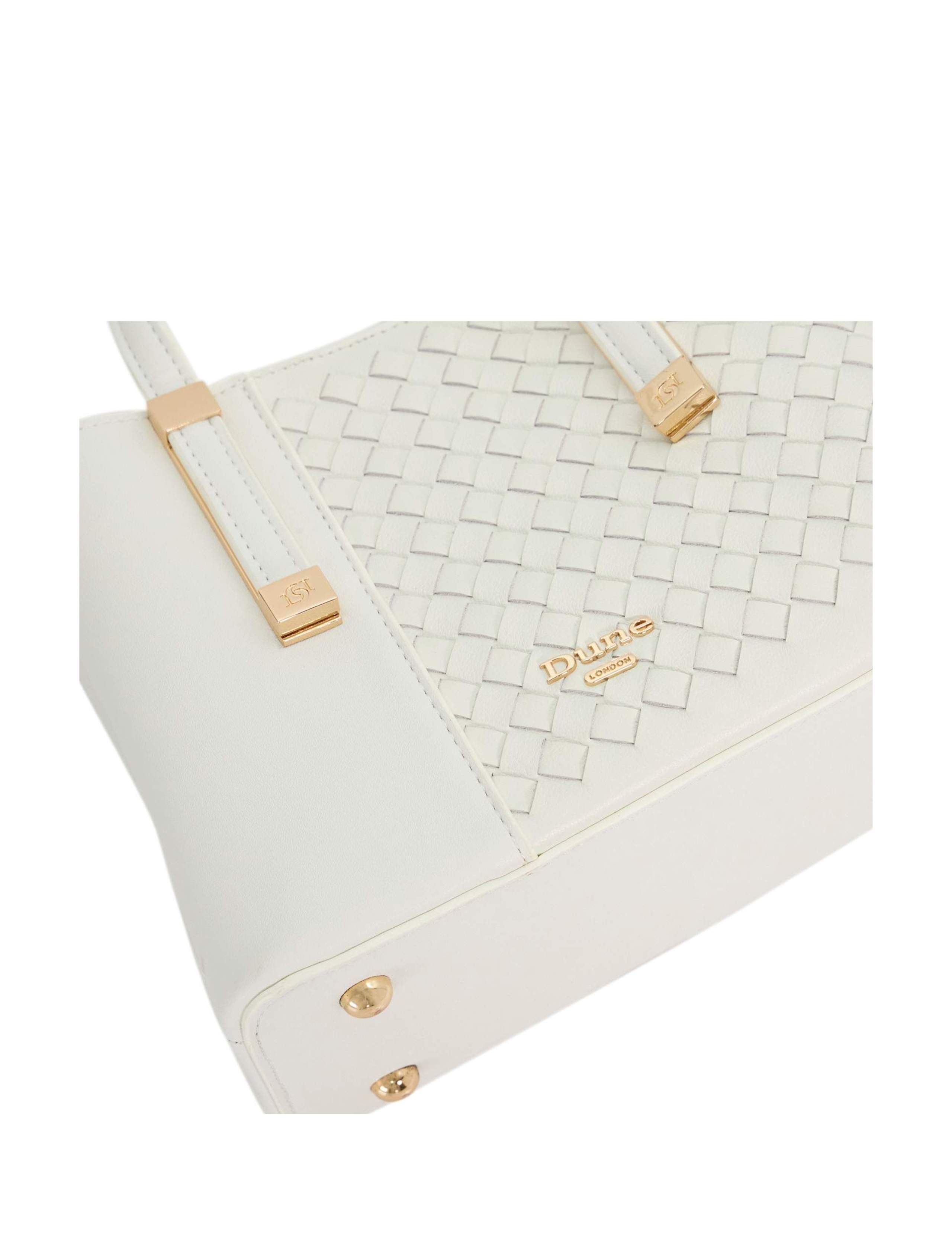 Woven Top Handle Tote Bag 4 of 5