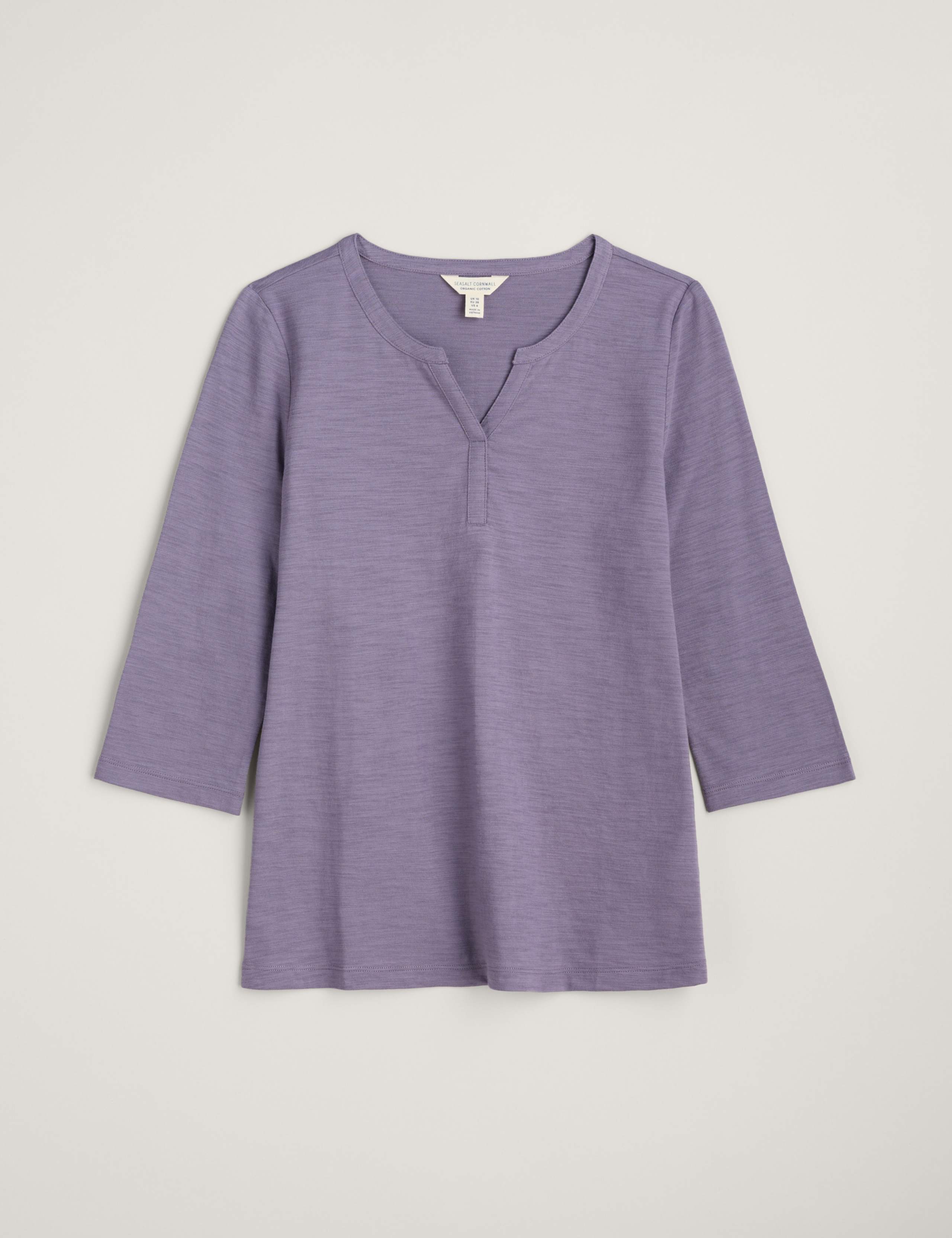 Pure Cotton Notch Neck Top 2 of 5