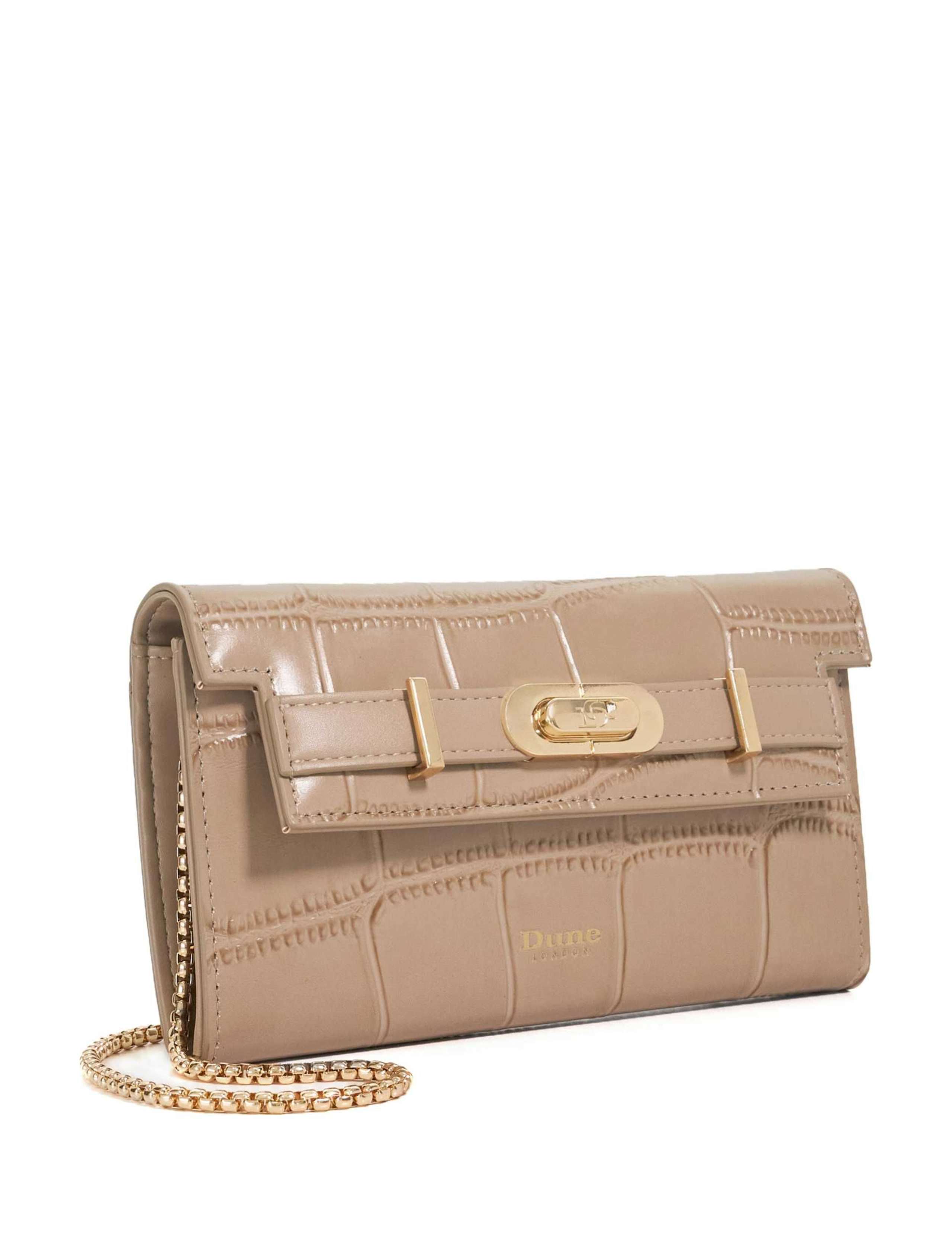 Leather Woven Chain Strap Cross Body Bag 2 of 6