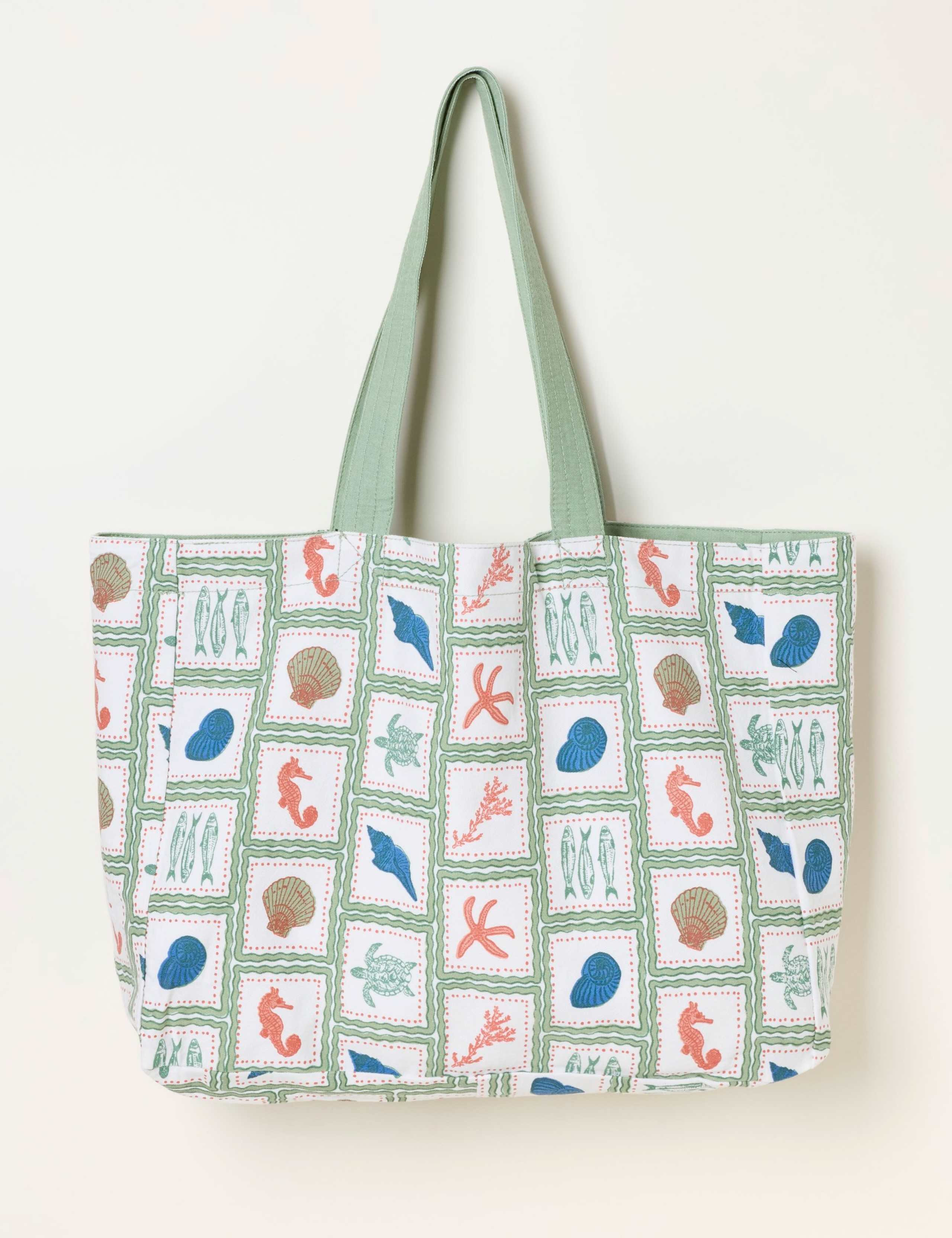 Pure Cotton Fish Reversible Tote Bag 2 of 4