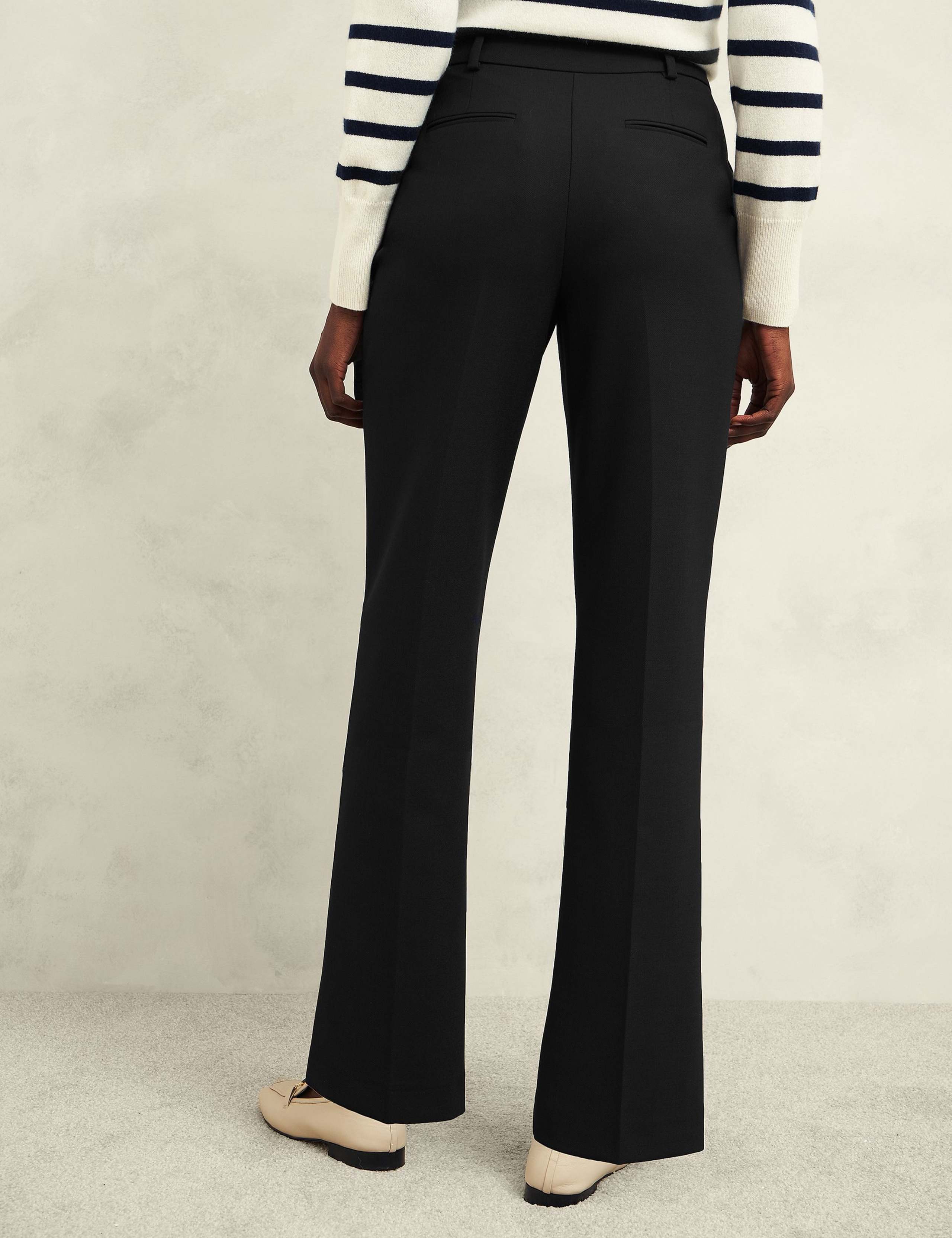 Wool Blend Straight Leg Trousers 5 of 6