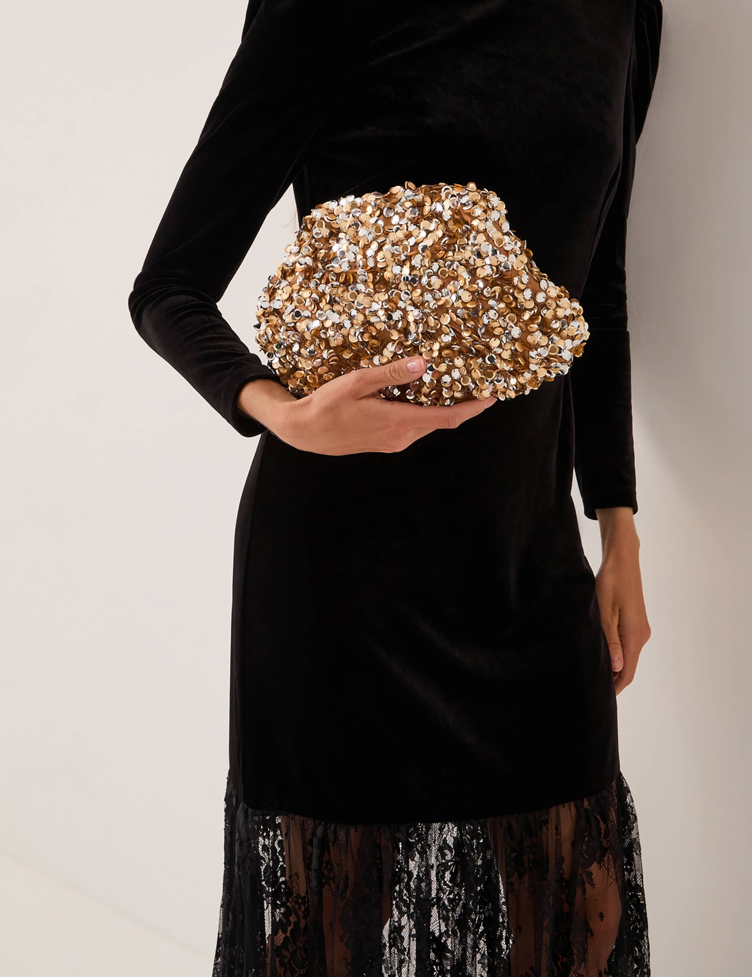 Sequin Clutch Bag 2 of 4