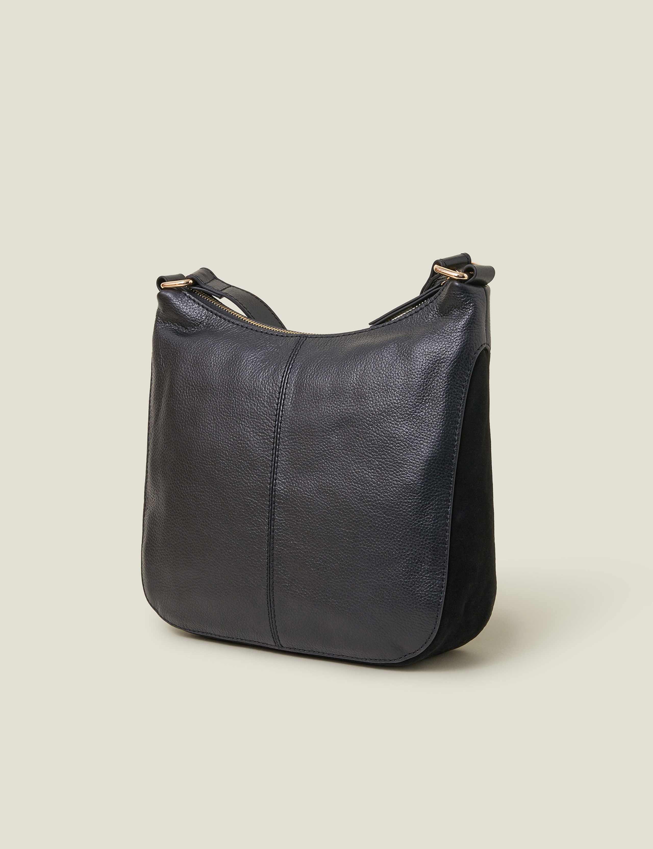 Leather Cross Body Messenger Bag 2 of 4