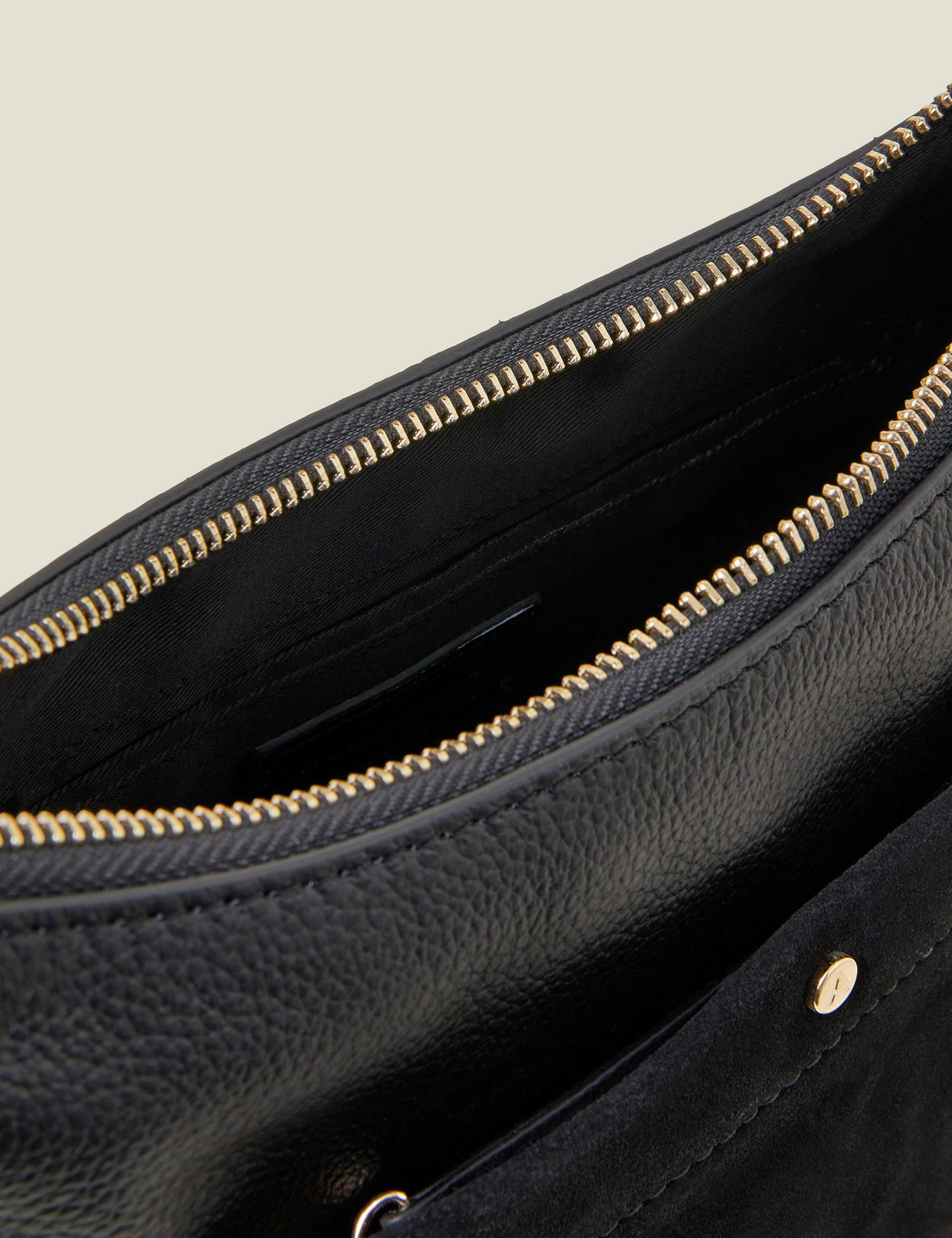 Leather Cross Body Messenger Bag 4 of 4