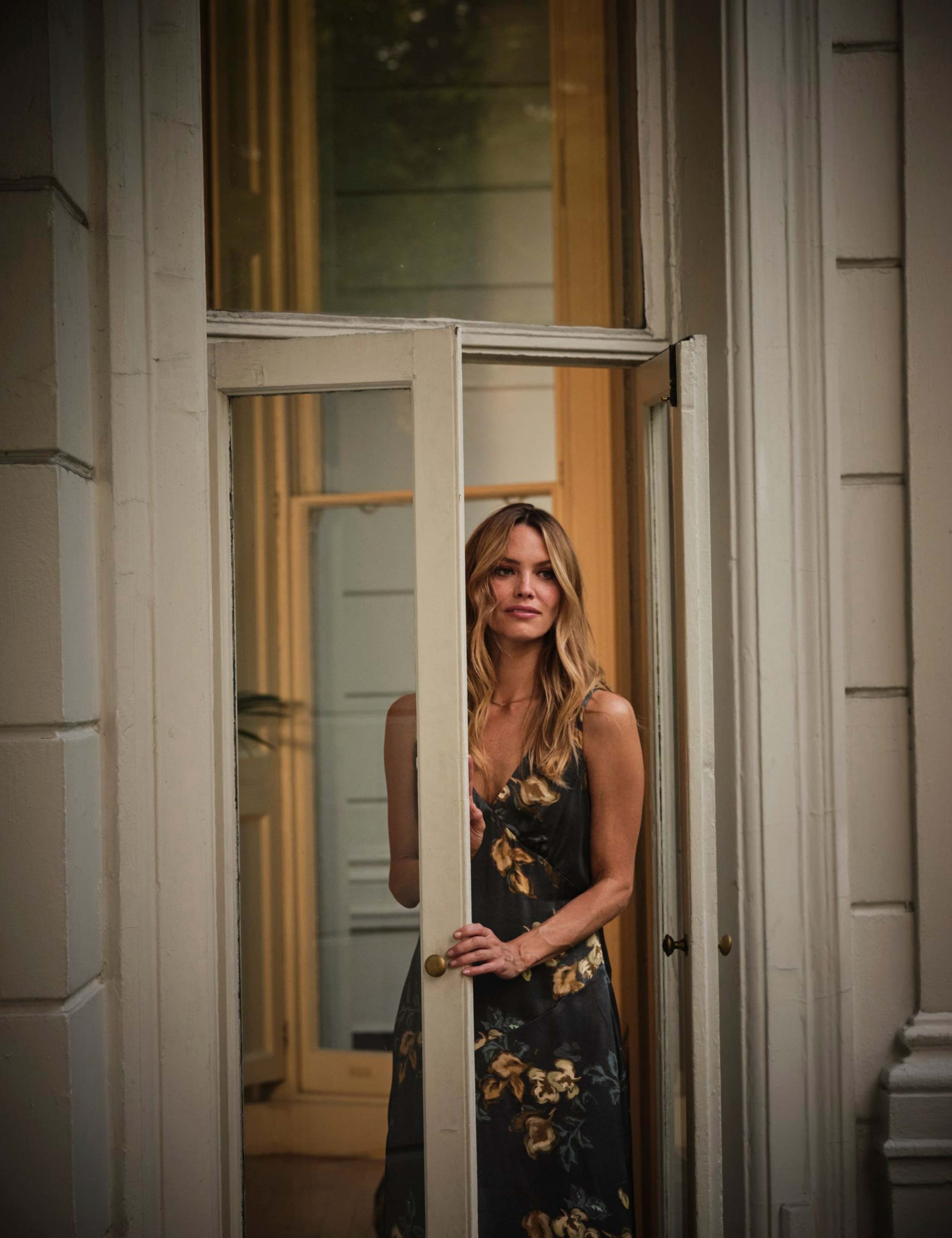 Floral V-Neck Strappy Midi Slip Dress 3 of 5