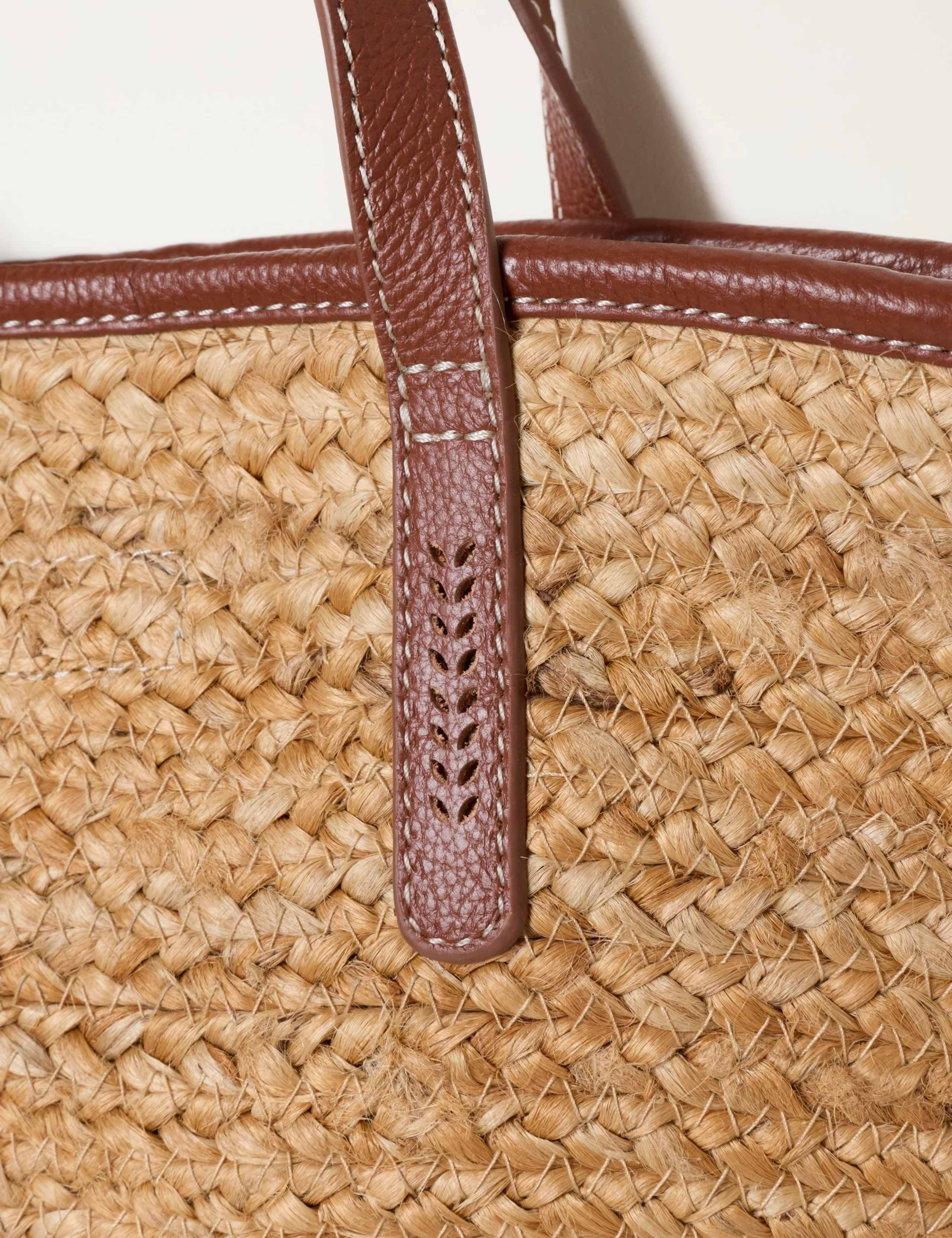 Raffia Mini Tote Bag 3 of 5