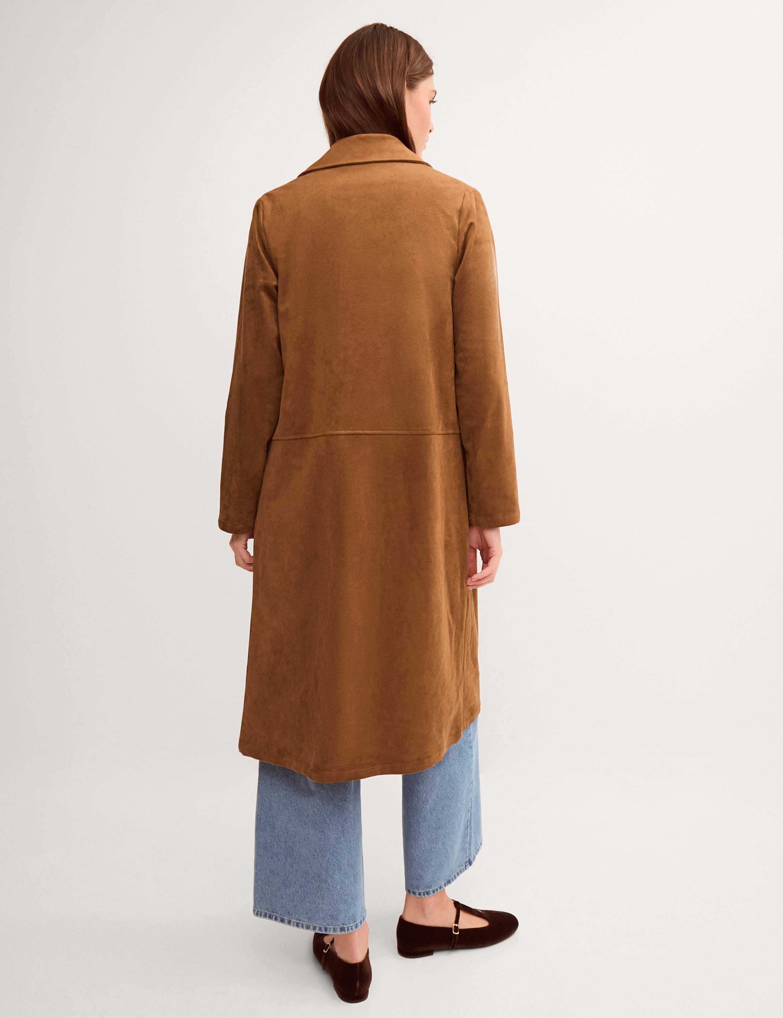 Faux Suede Coat 3 of 3