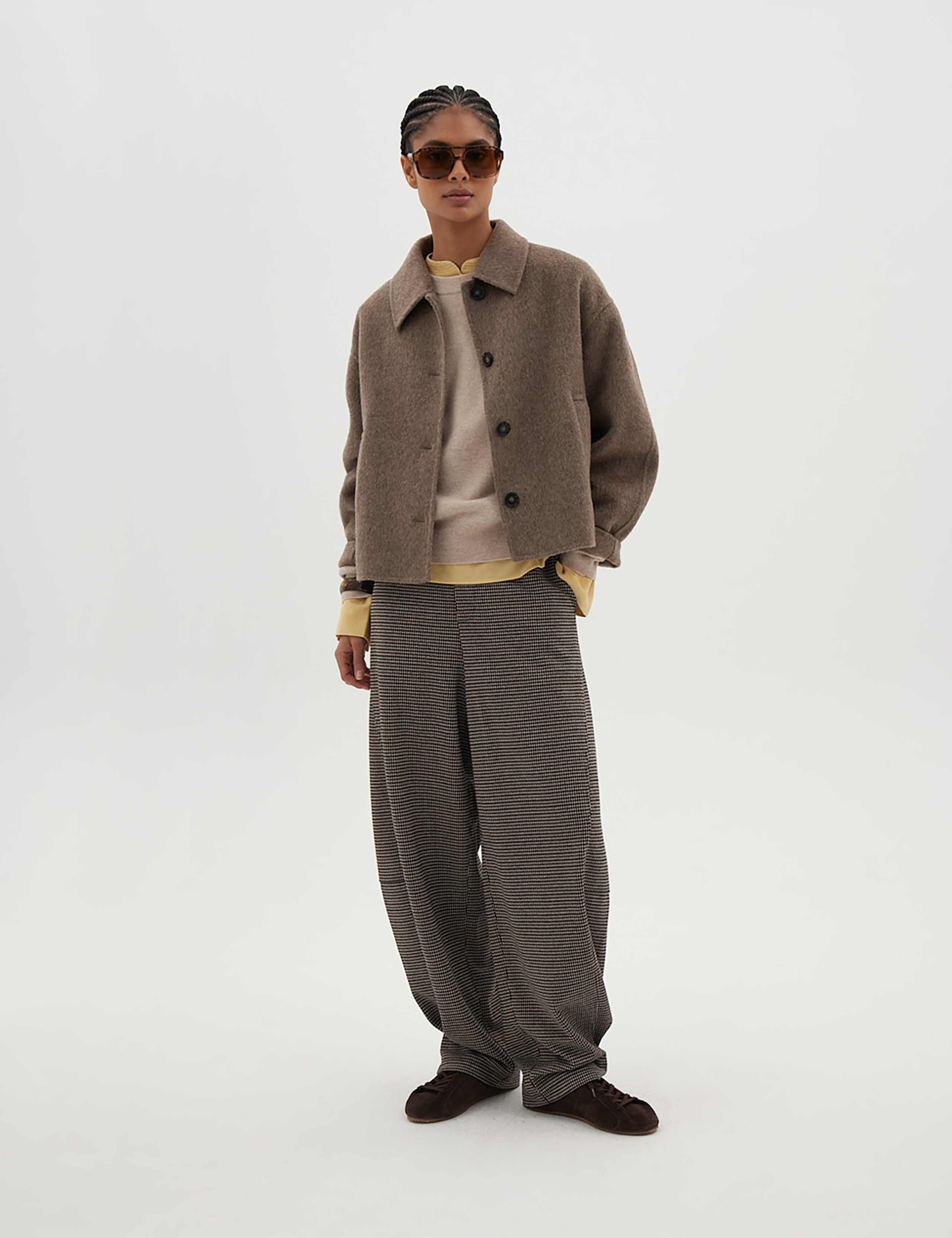 Taylor Checked Barrel Leg Joggers 4 of 5