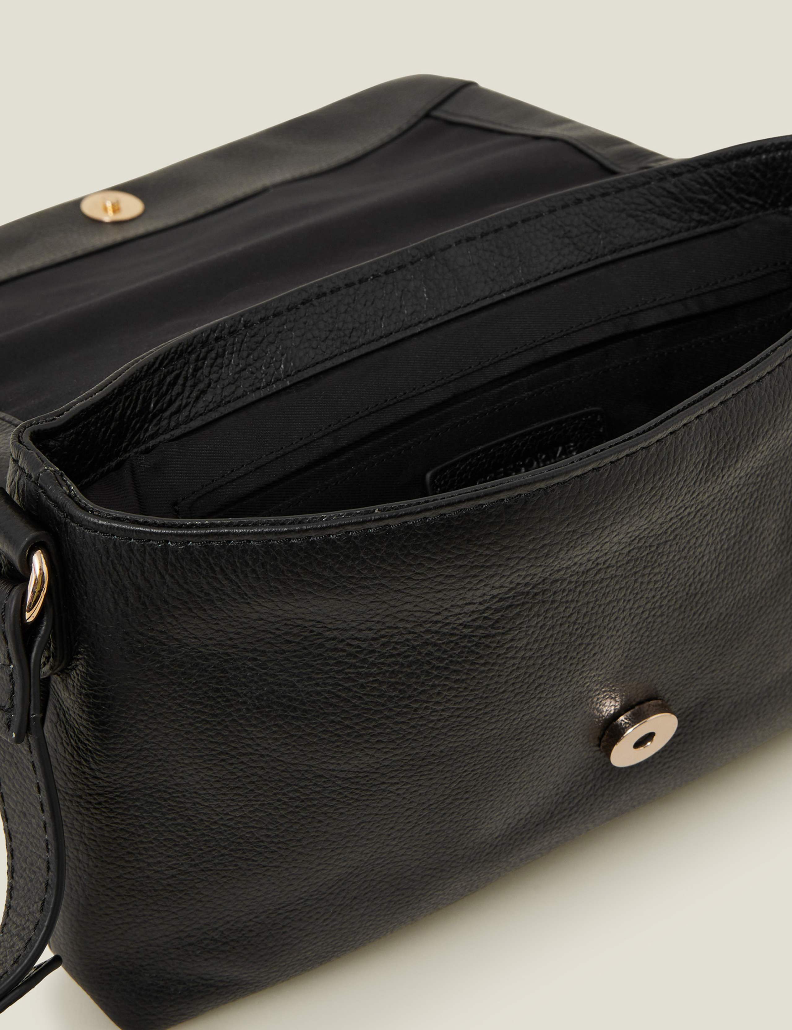 Leather Woven Cross Body Bag 3 of 4