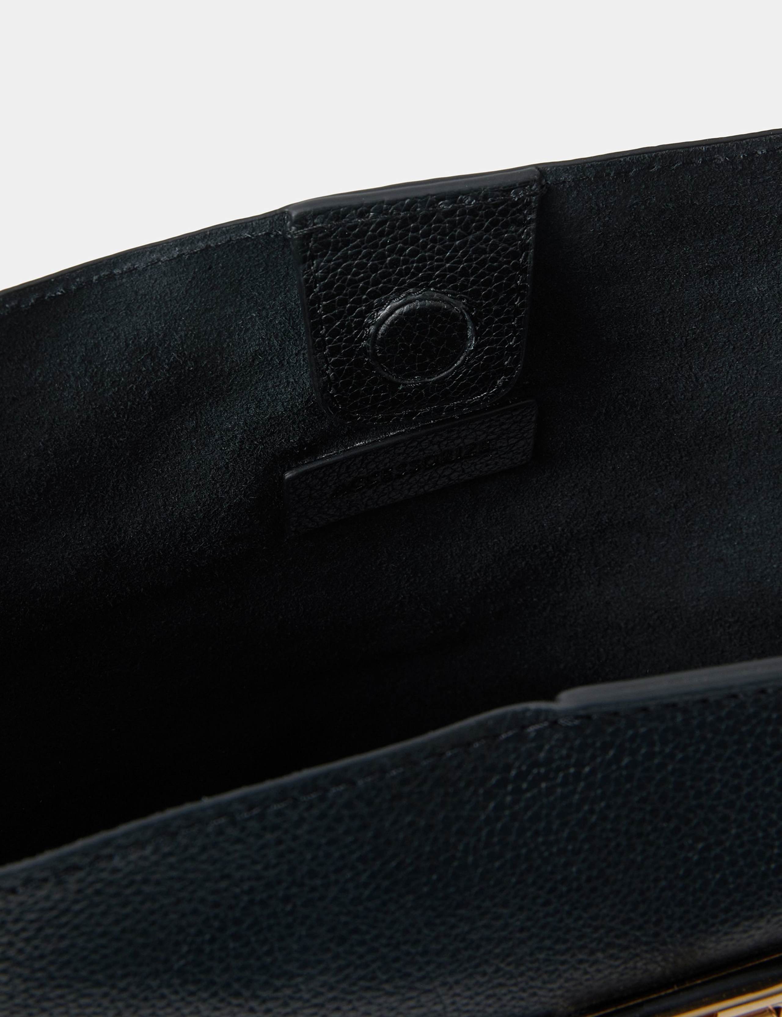 Leather Cross Body Bucket Bag 3 of 4