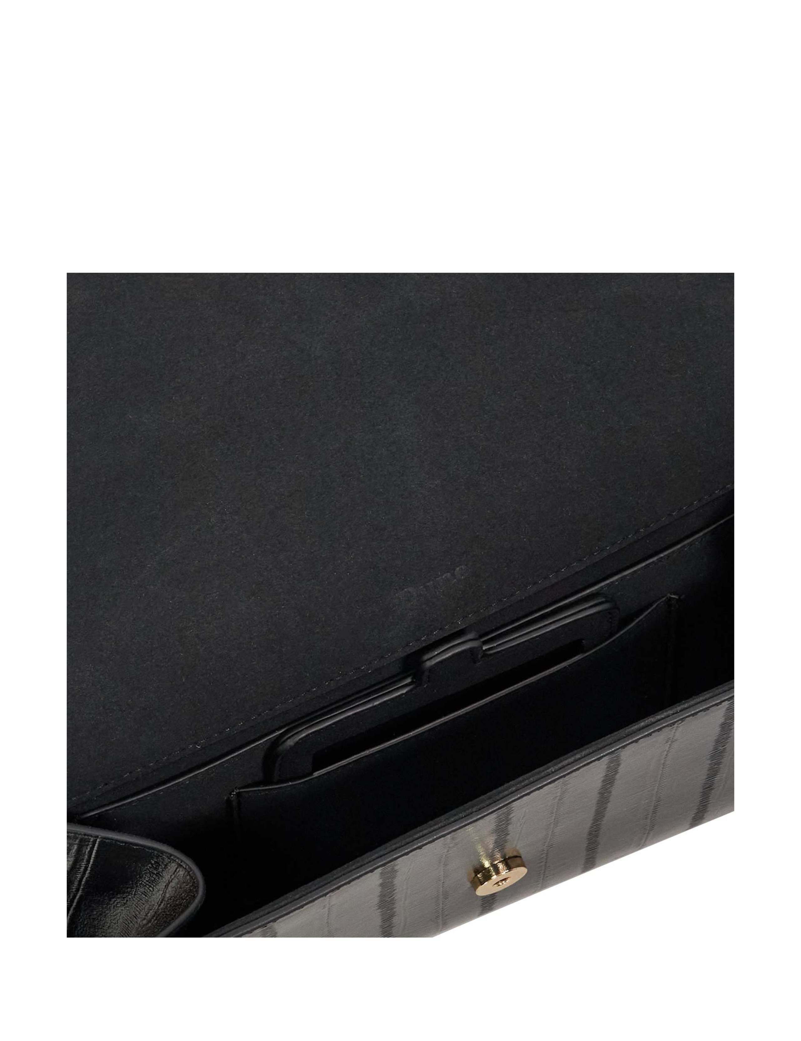 Leather Chain Strap Clutch Bag 4 of 5