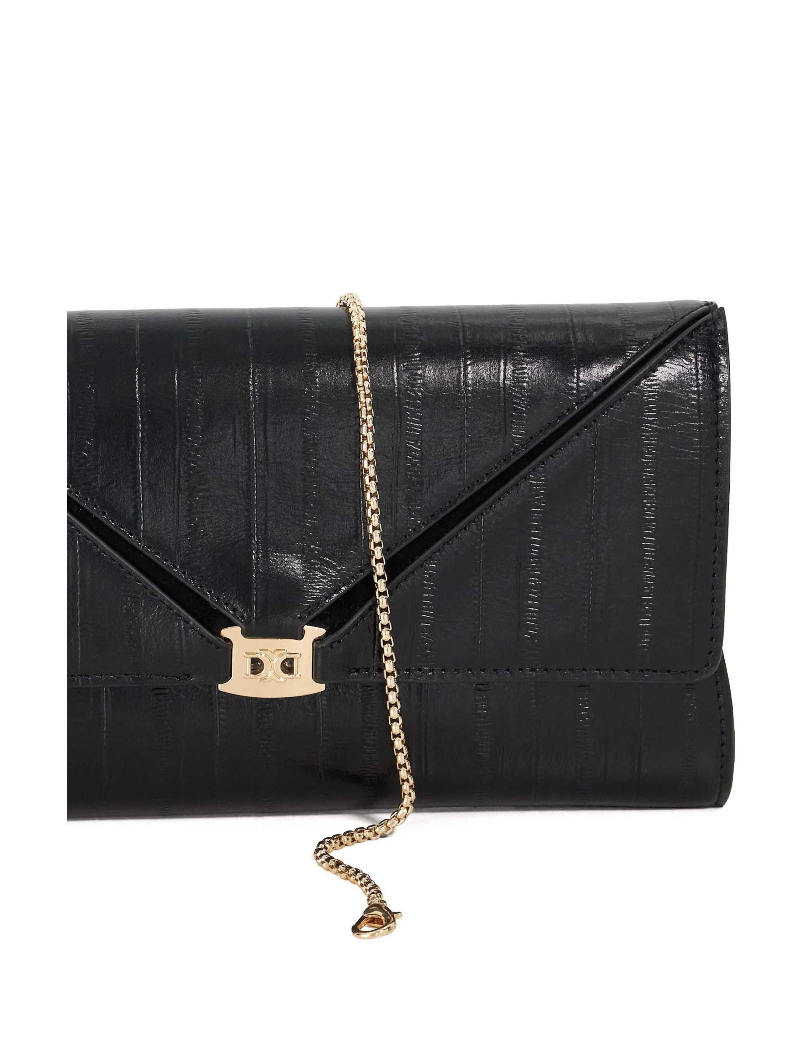 Leather Chain Strap Clutch Bag 5 of 5