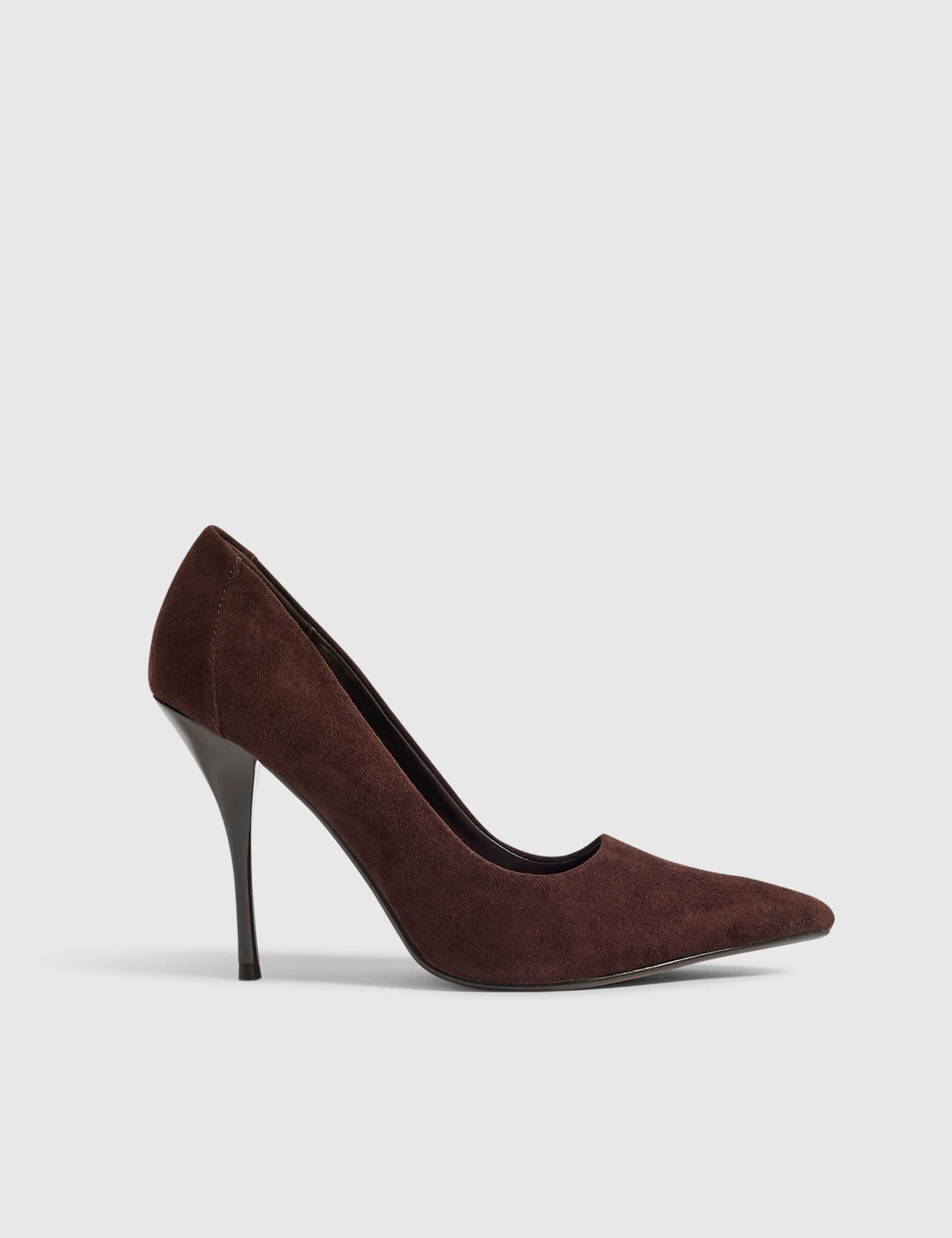 Suede Party Stiletto Court Shoes 1 of 5