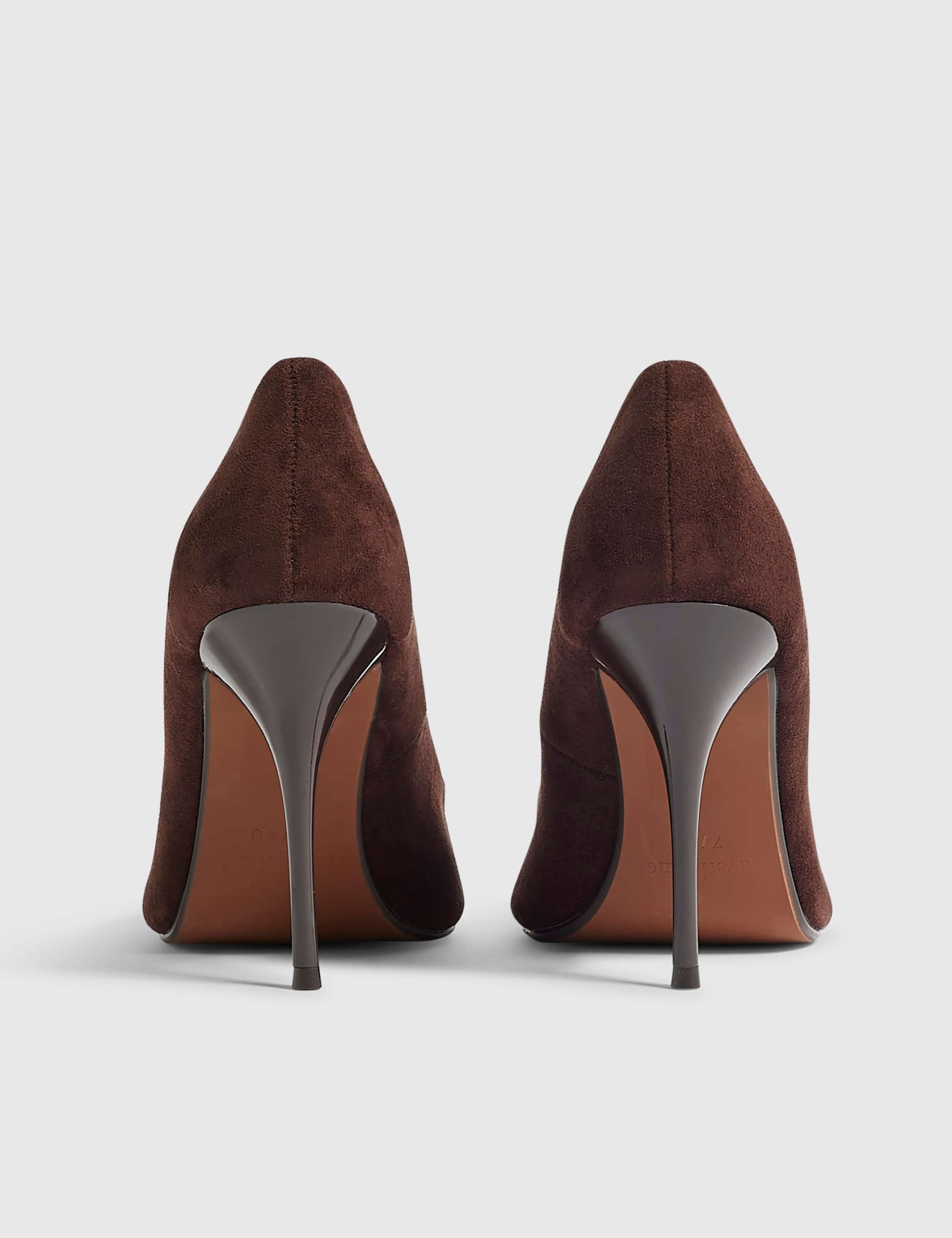 Suede Party Stiletto Court Shoes 2 of 5