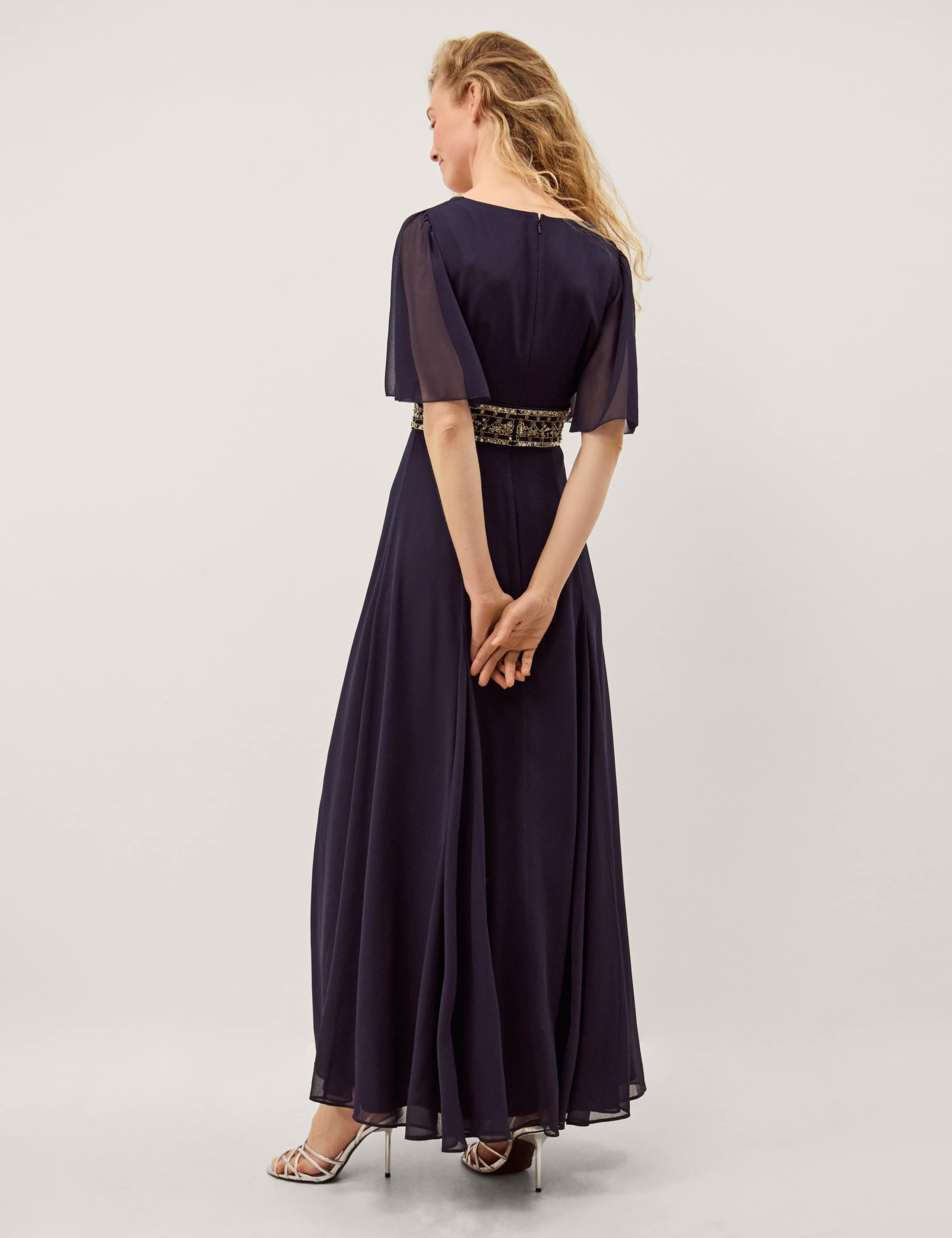 Embellished V-Neck Maxi Skater Dress 3 of 4