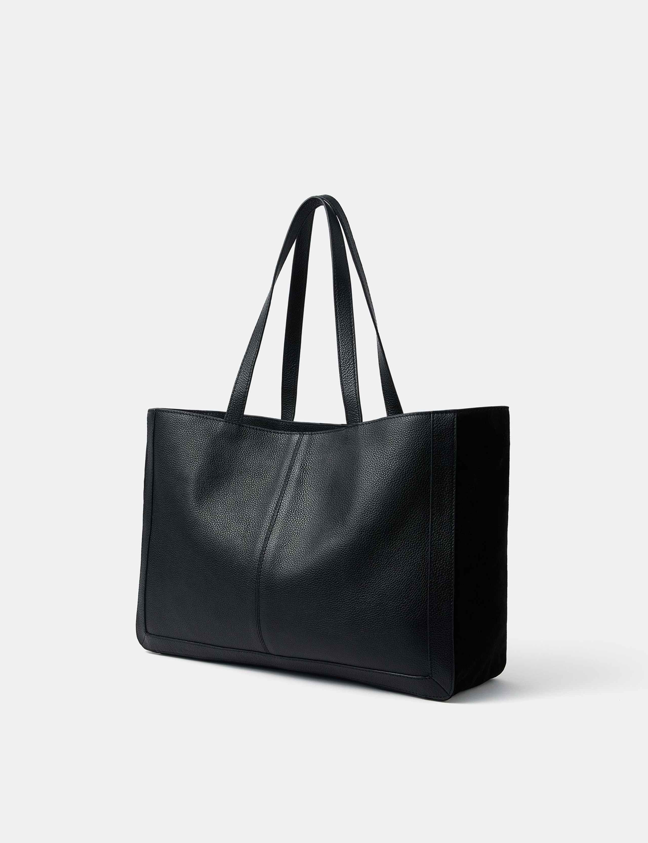 Leather Studded Tote Bag 2 of 4