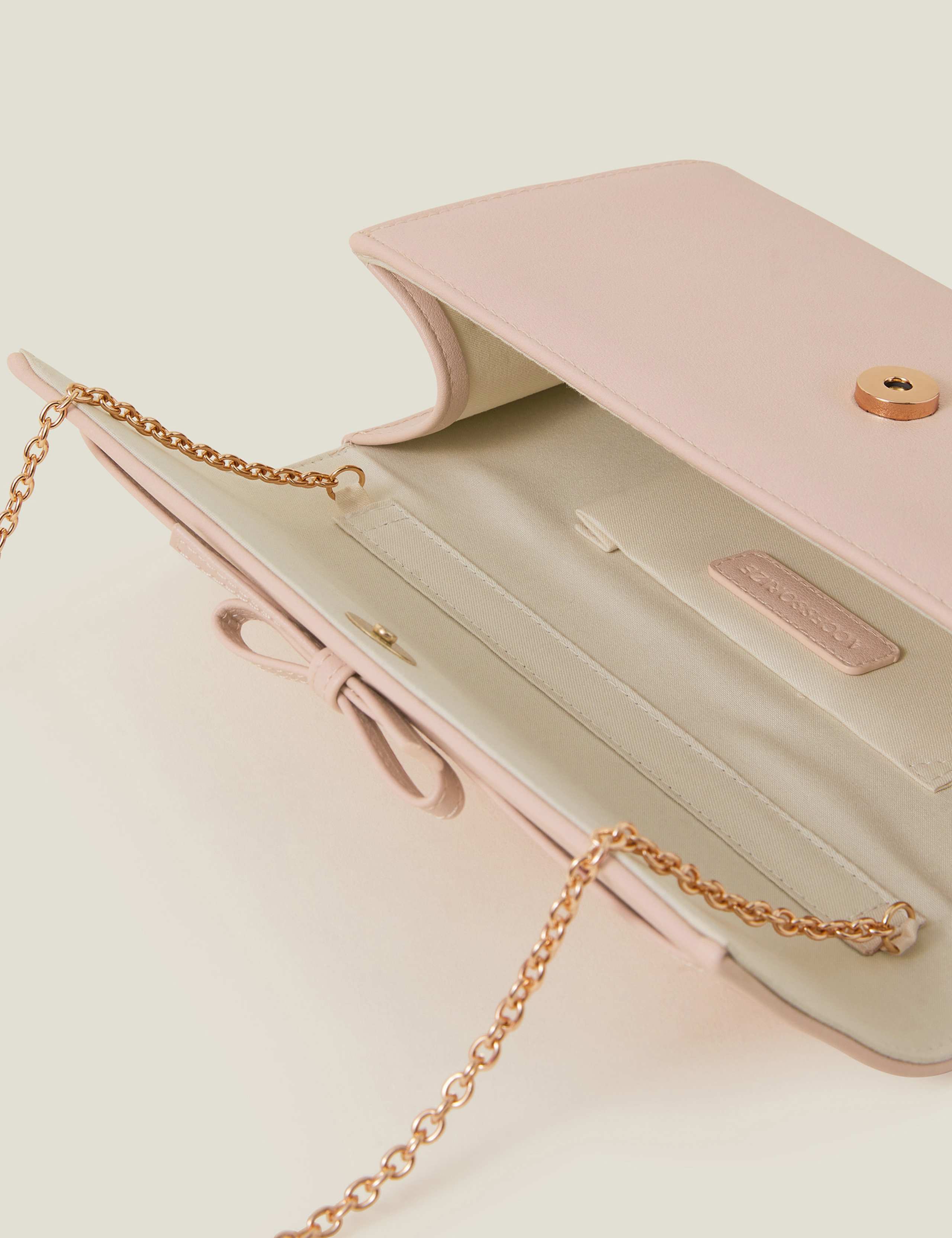 Bow Detail Clutch Bag 3 of 4
