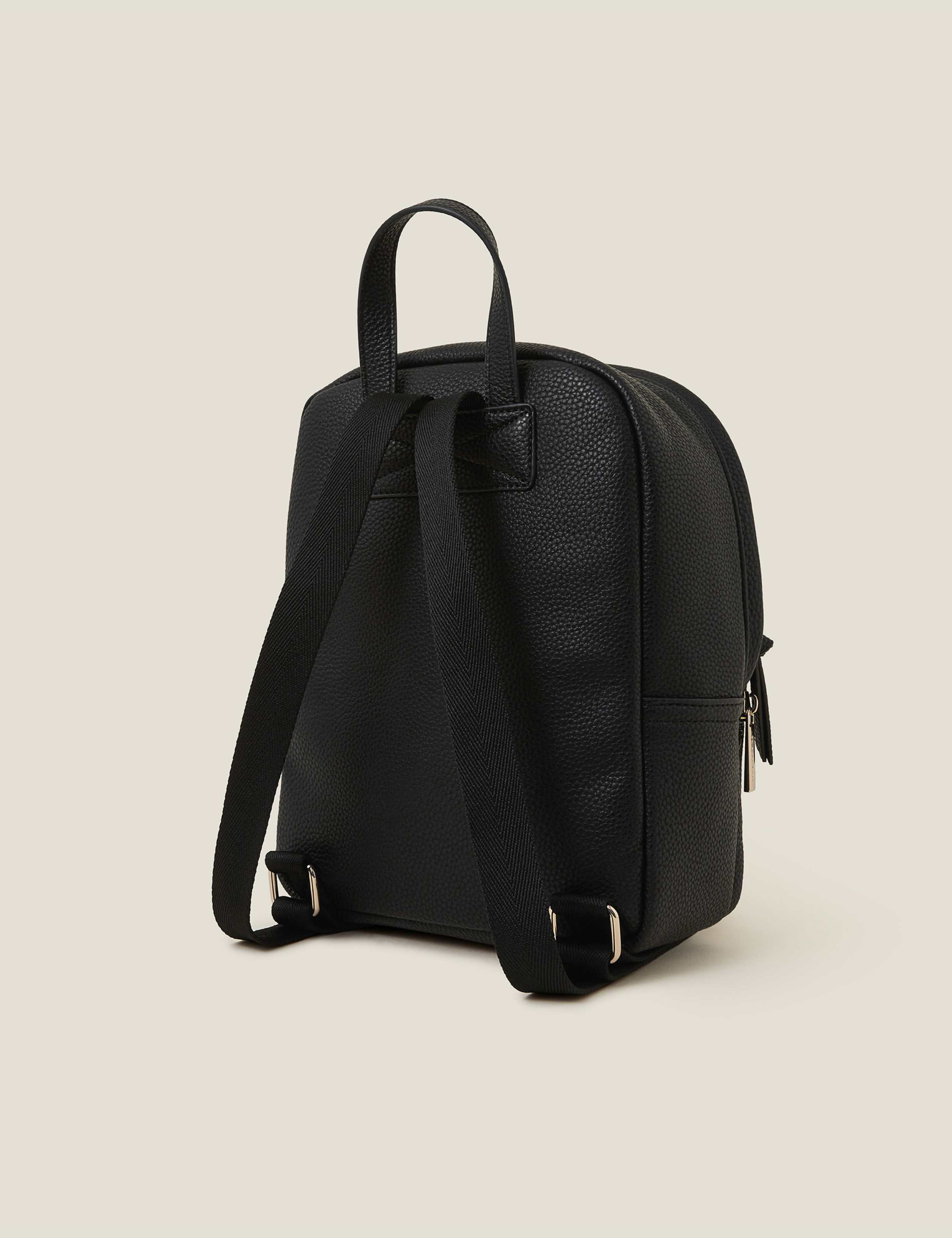 Faux Leather Backpack 2 of 4