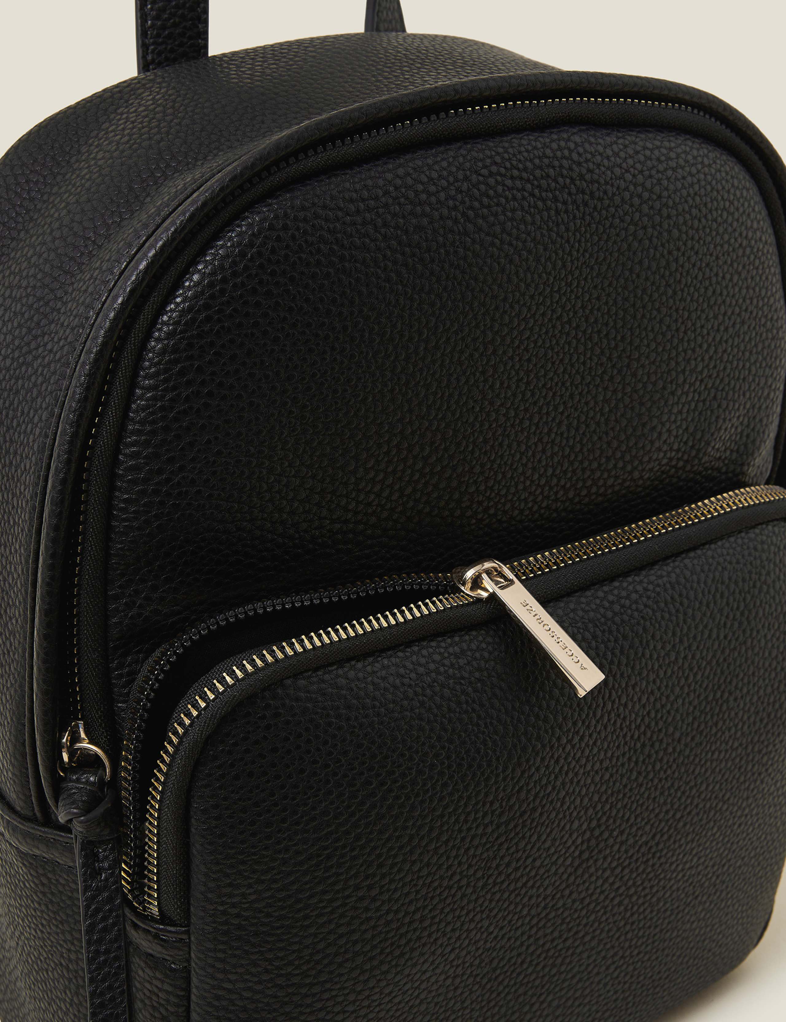 Faux Leather Backpack 3 of 4